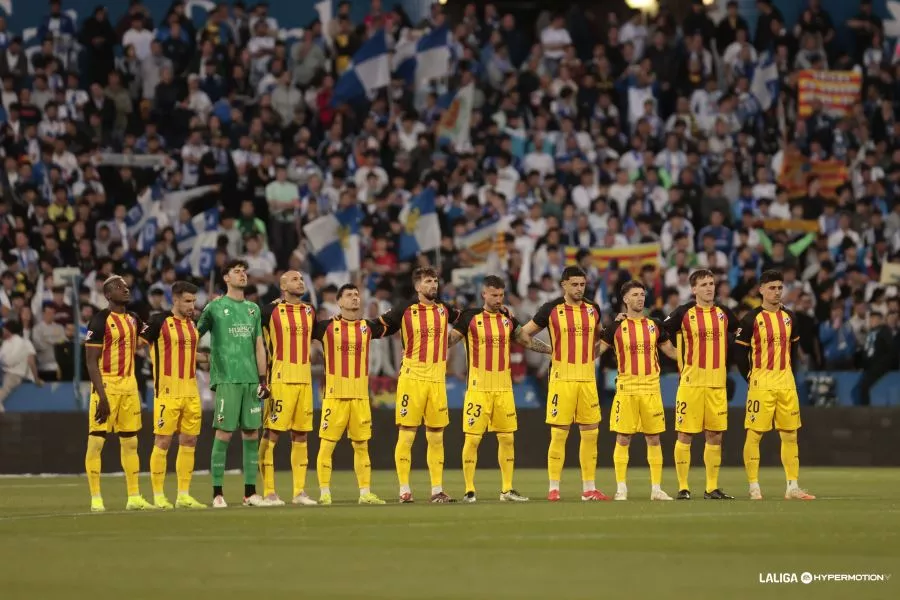 El Huesca en La Romaredda. Jugadores que luchan contra el infortunio