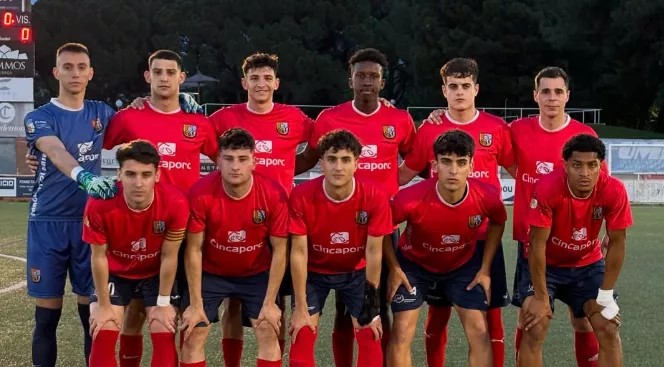 Once del Fraga B en un partido de esta temporada. Confirmados los descensos a 2ª Regional