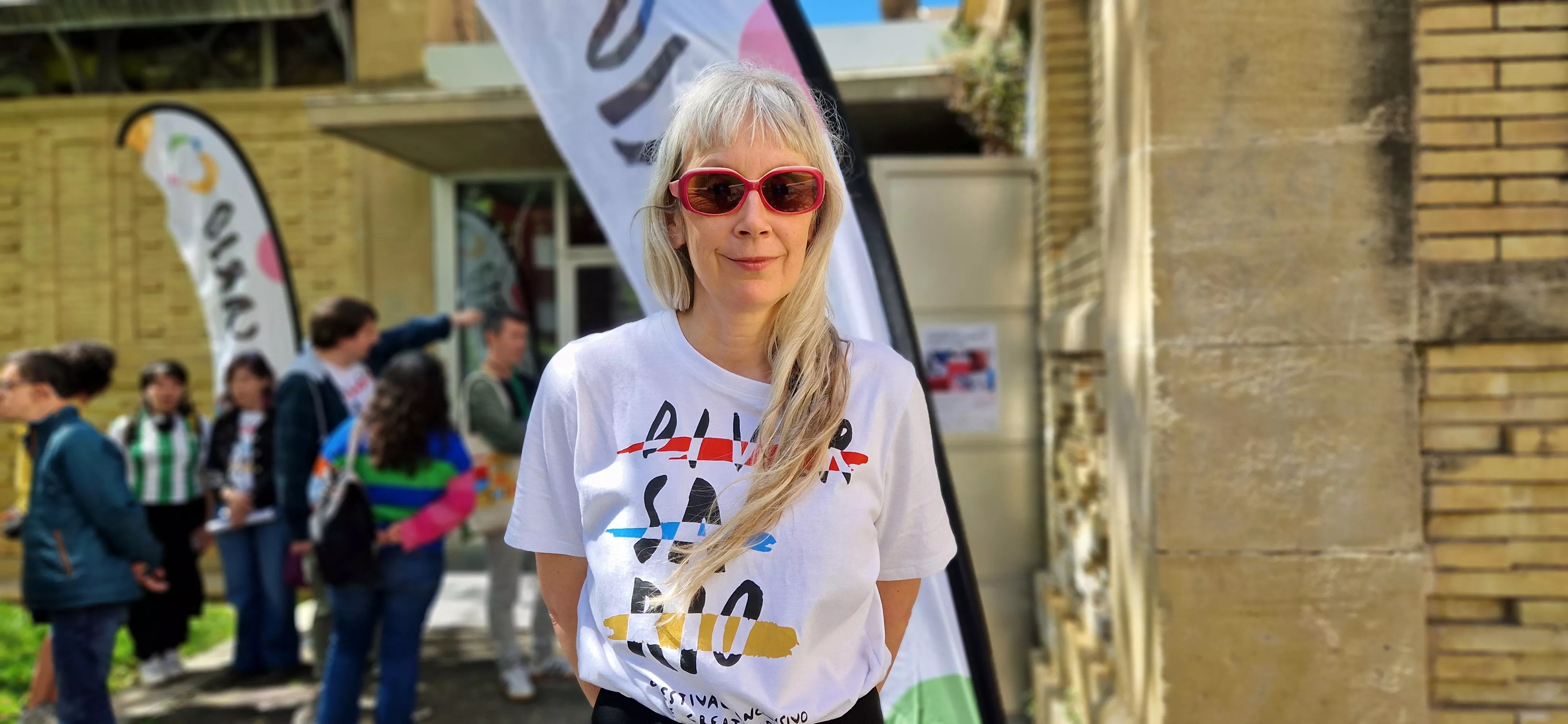  Marta Peña. Inauguración de la exposición “Diseño activista por la paz” de Diversario 2025. Foto Myriam Martínez 