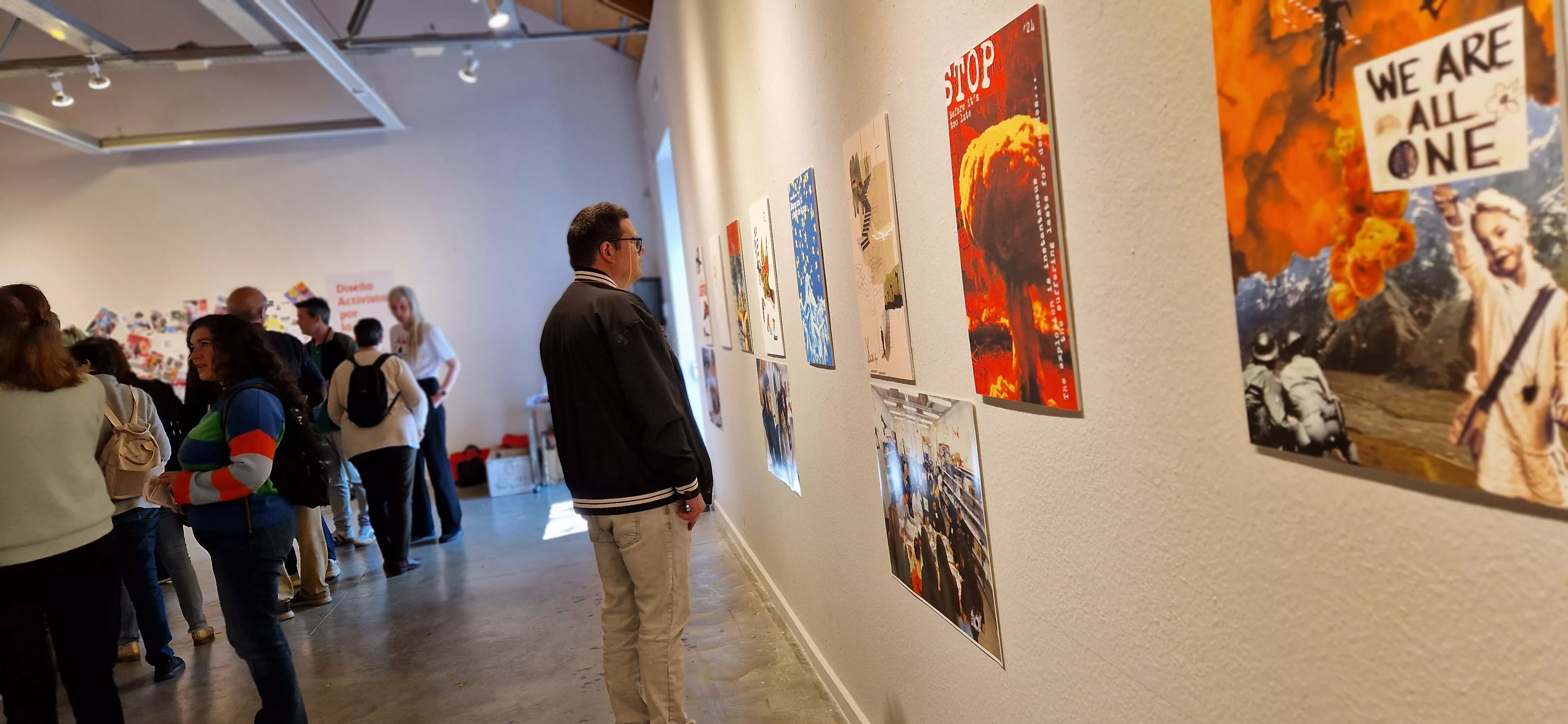  Inauguración de la exposición “Diseño activista por la paz” de Diversario 2025. Foto Myriam Martínez 