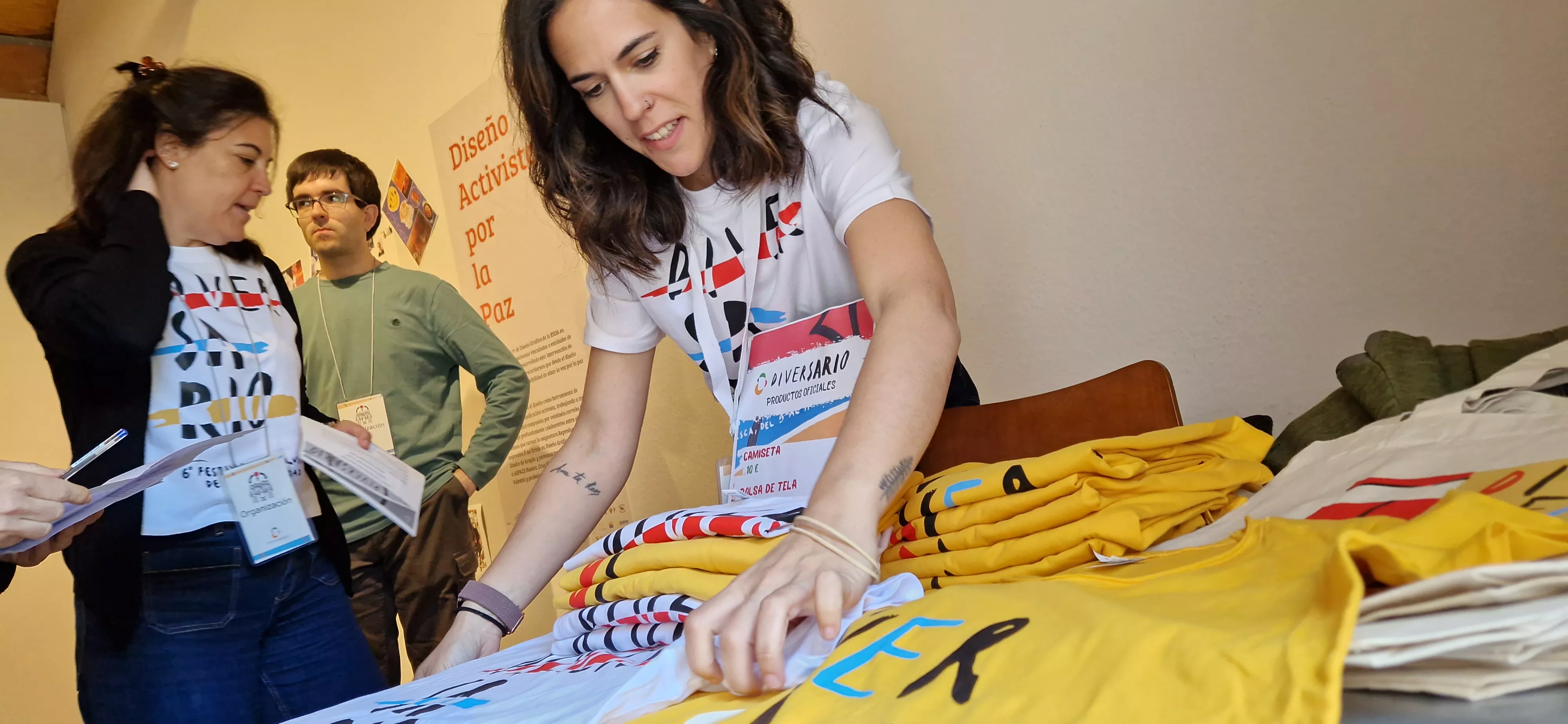  Inauguración de la exposición “Diseño activista por la paz” de Diversario 2025. Foto Myriam Martínez 