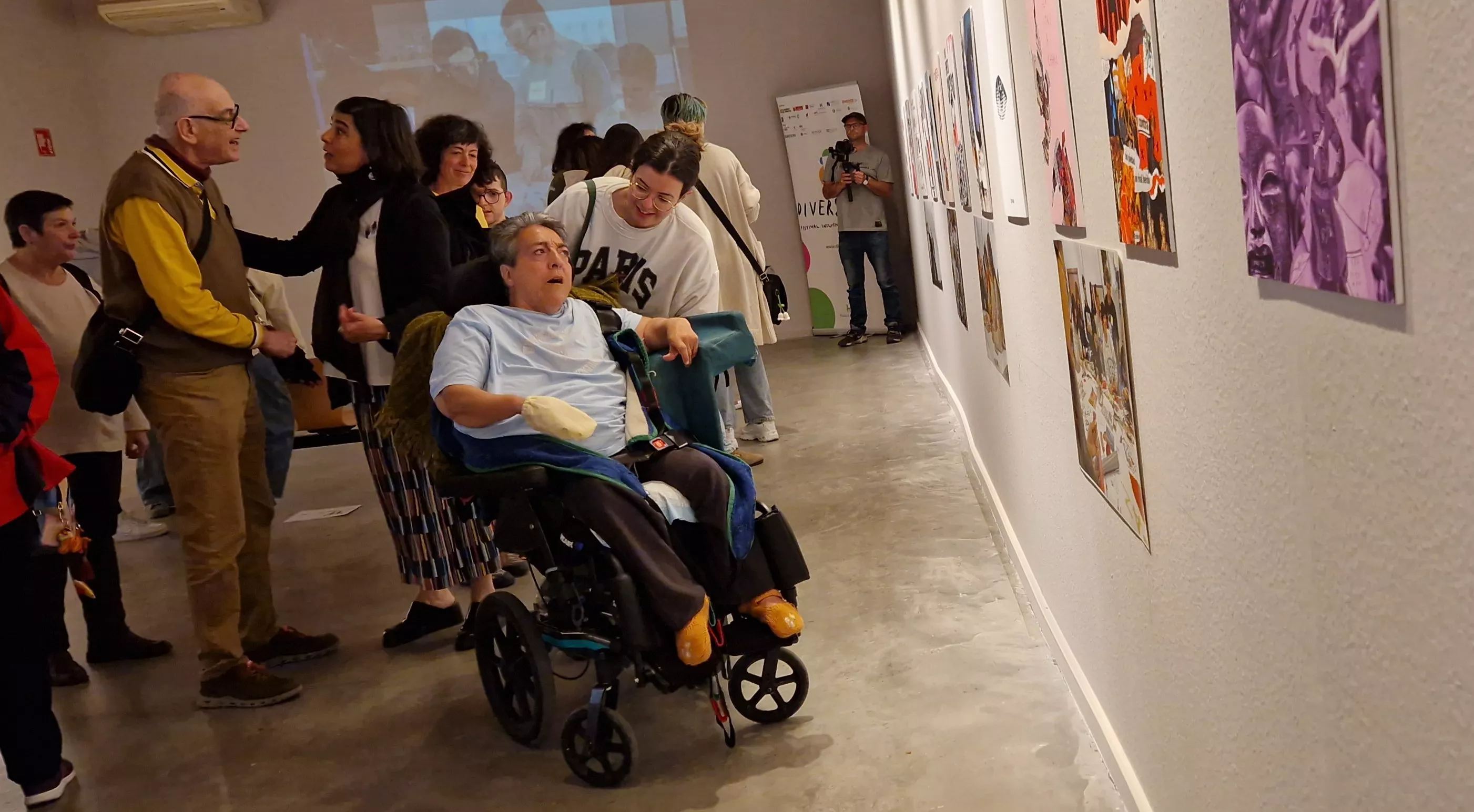  Inauguración de la exposición “Diseño activista por la paz” de Diversario 2025. Foto Myriam Martínez 