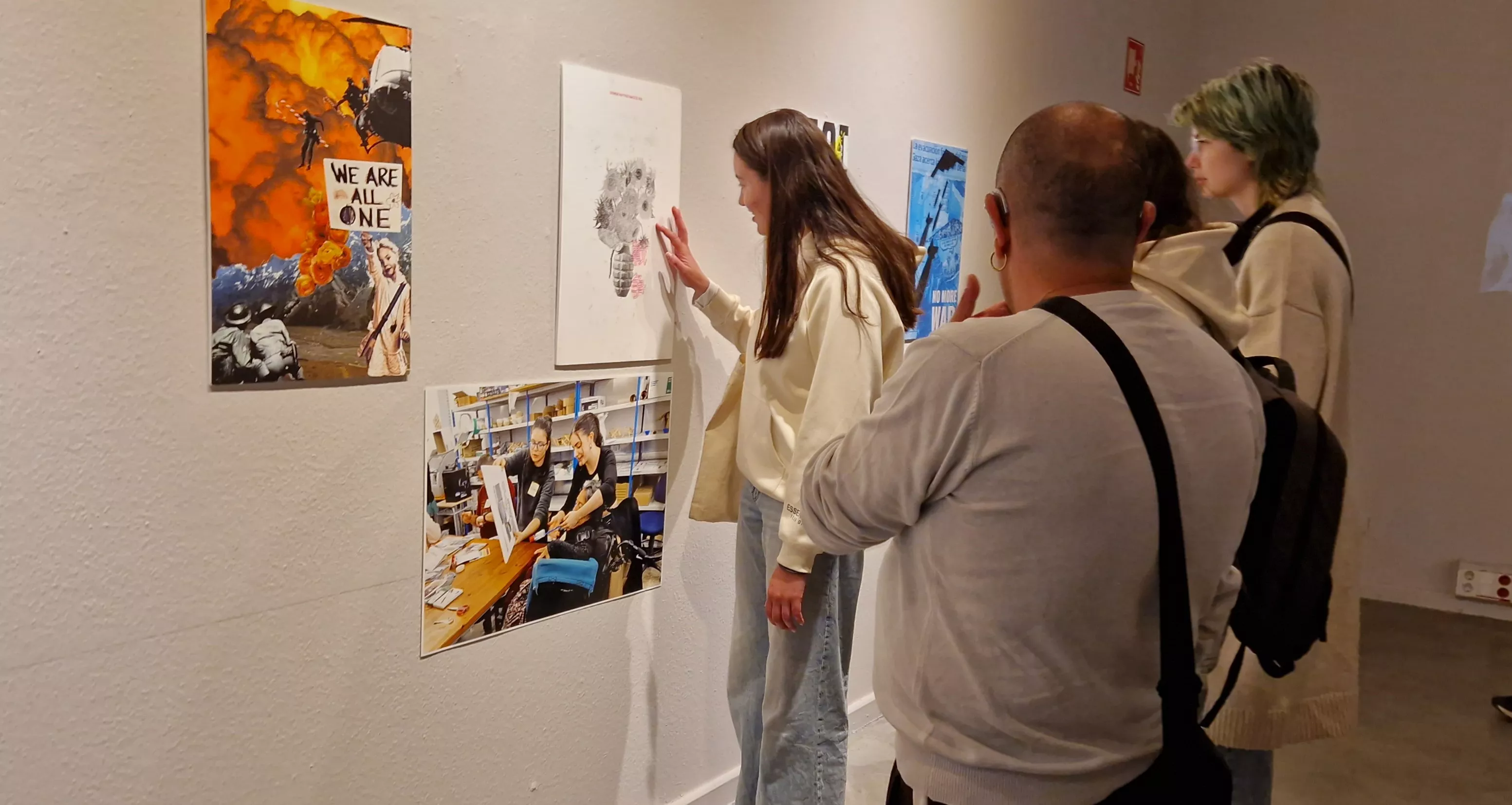  Inauguración de la exposición “Diseño activista por la paz” de Diversario 2025. Foto Myriam Martínez 