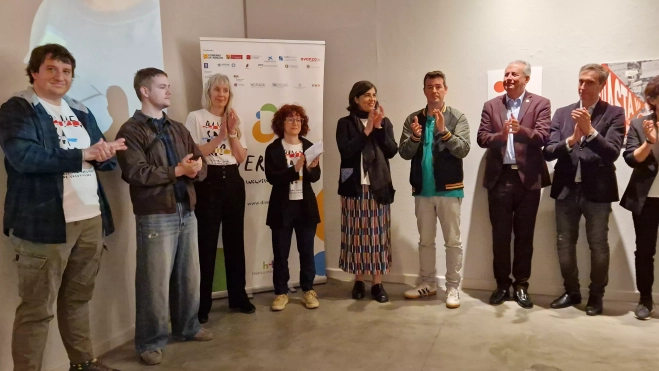  Inauguración de la exposición “Diseño activista por la paz” de Diversario 2025. Foto Myriam Martínez 