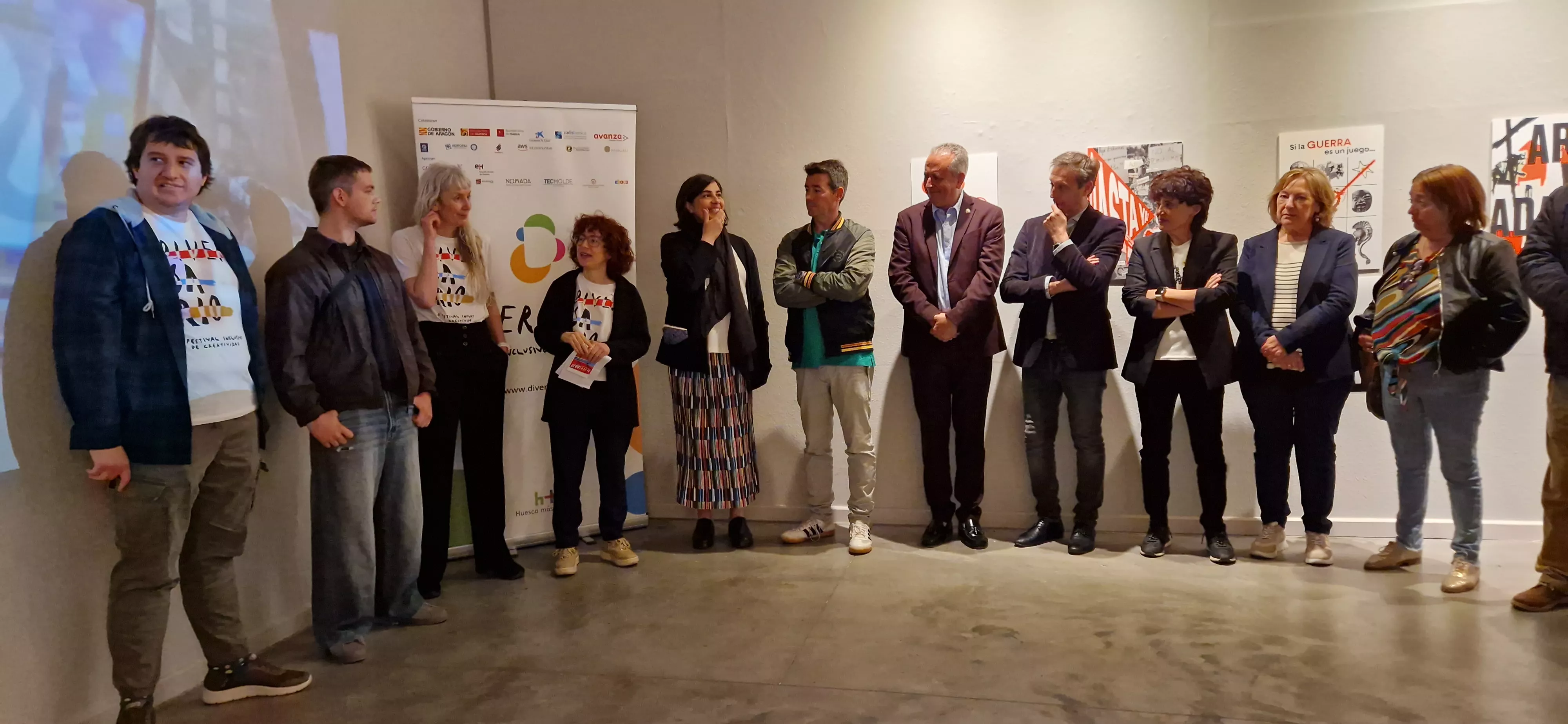  Inauguración de la exposición “Diseño activista por la paz” de Diversario 2025. Foto Myriam Martínez 