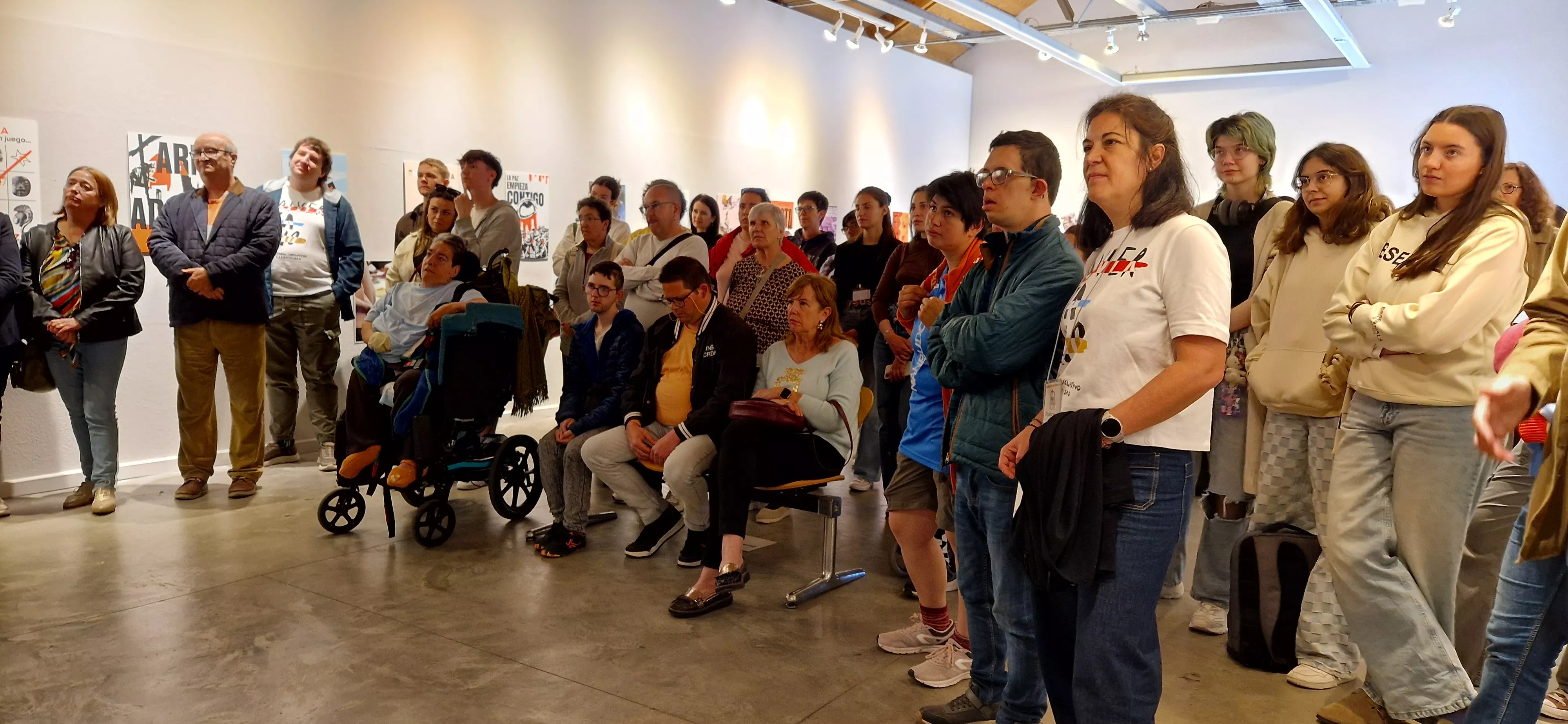  Inauguración de la exposición “Diseño activista por la paz” de Diversario 2025. Foto Myriam Martínez 