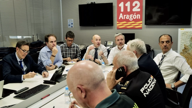 Reunión del Cecopi de Aragón.
