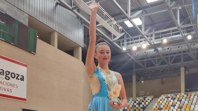 Sofía González, subcampeona Juvenil (Jacetano) Sofía González, subcampeona Juvenil (Jacetano)