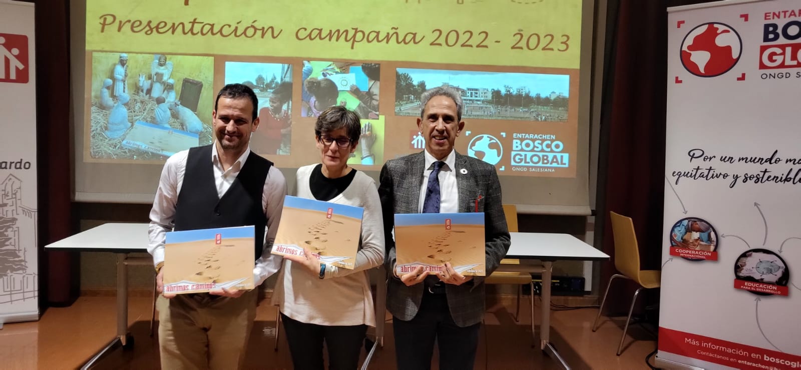 Sergio Bernués, Teresa López y Salvador Cored