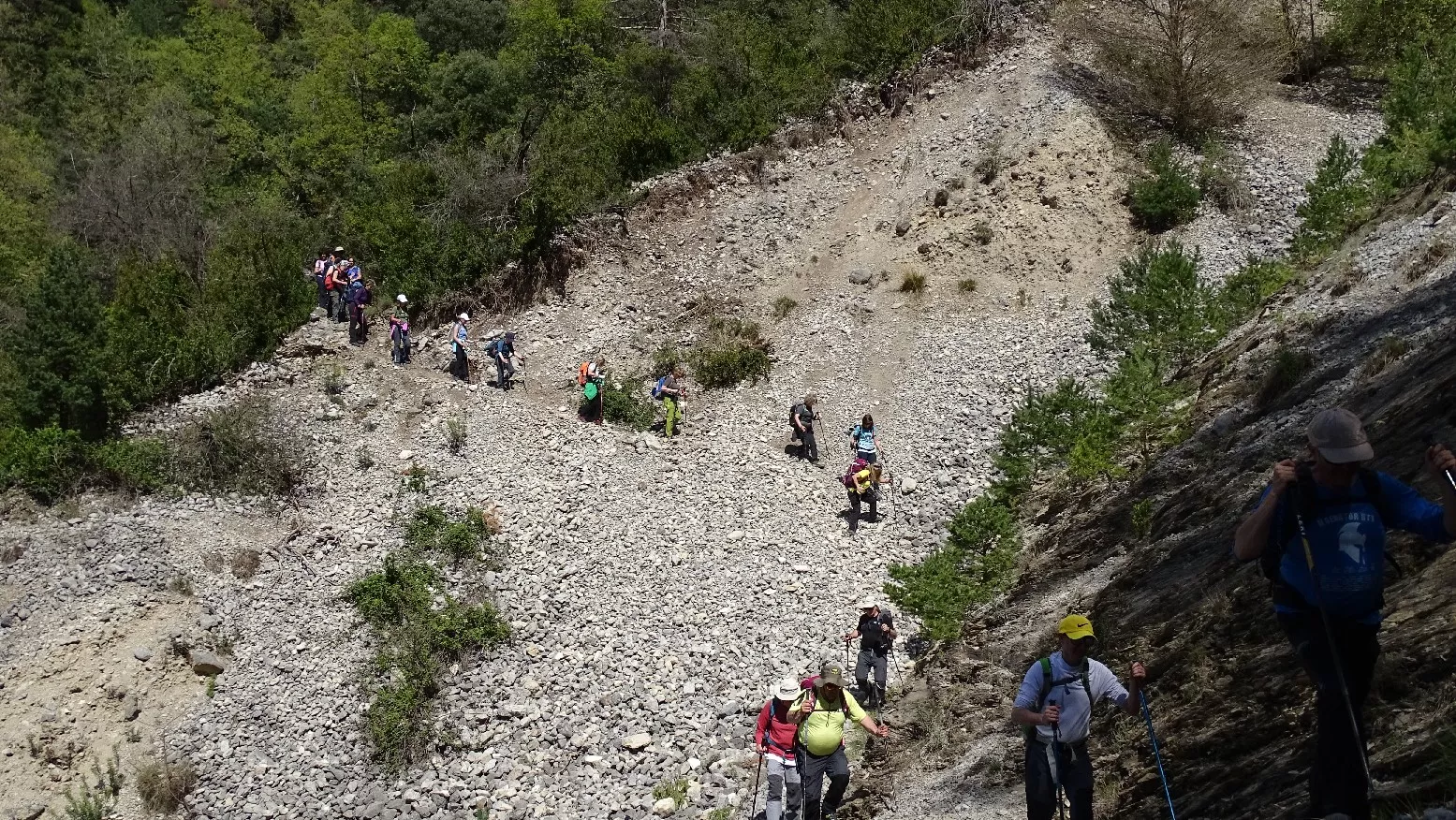 Por  la GR 15. Foto Alfredo Zazo
