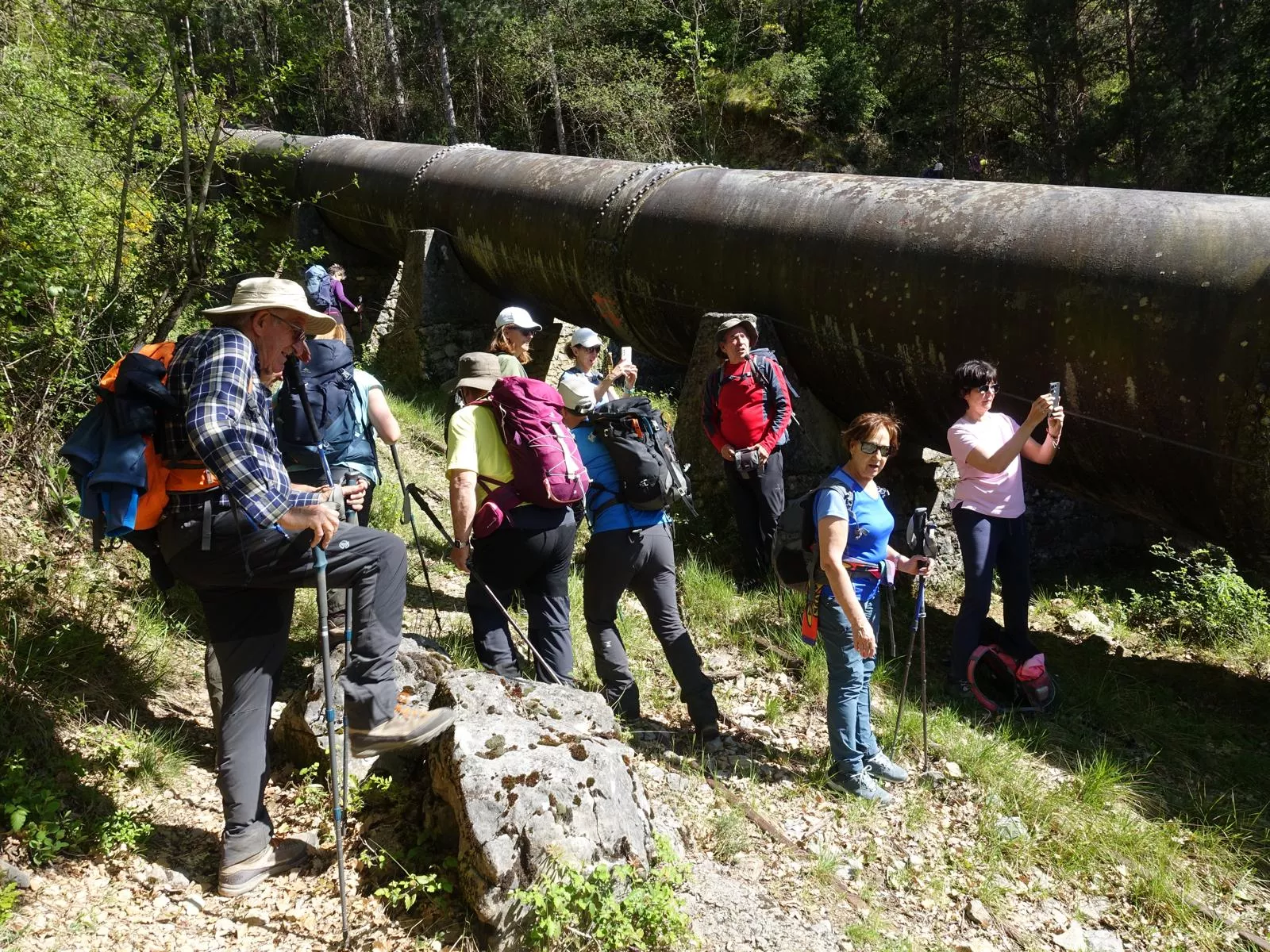 Tuberías de la Central. Foto Alfredo Zazo
