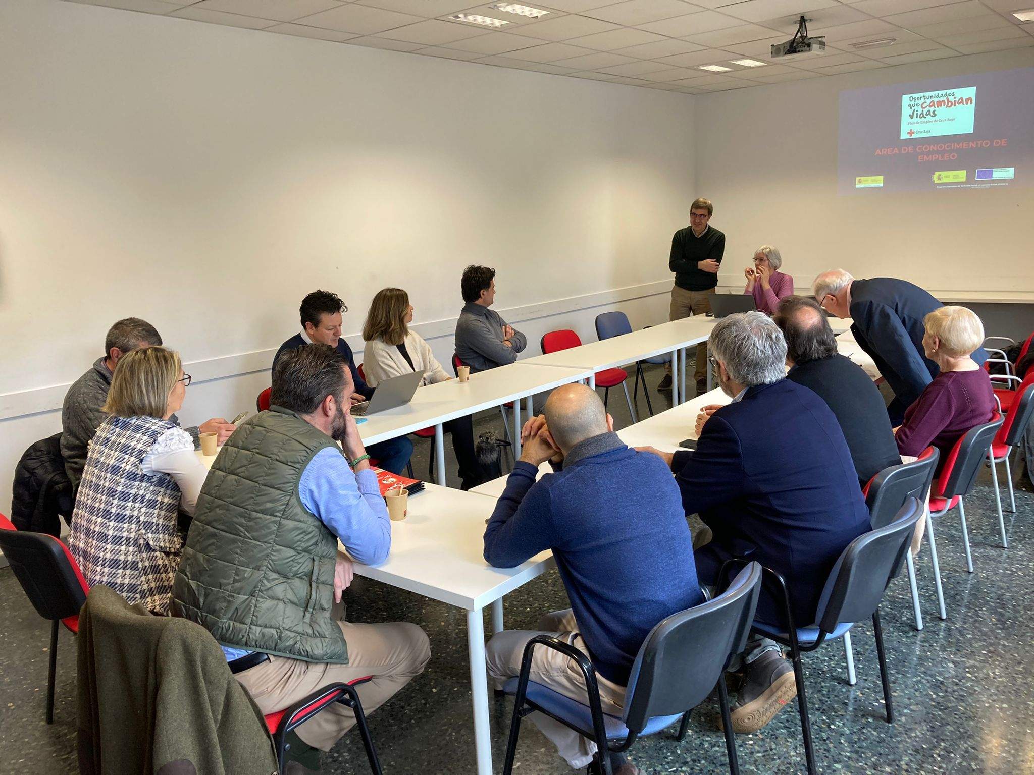 Sesión en Cruz Roja