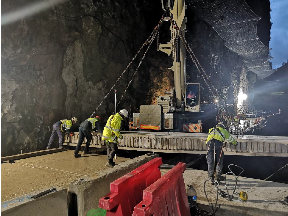 Obras que se han desarrollado en la N-260 Obras que se han desarrollado en la N-260