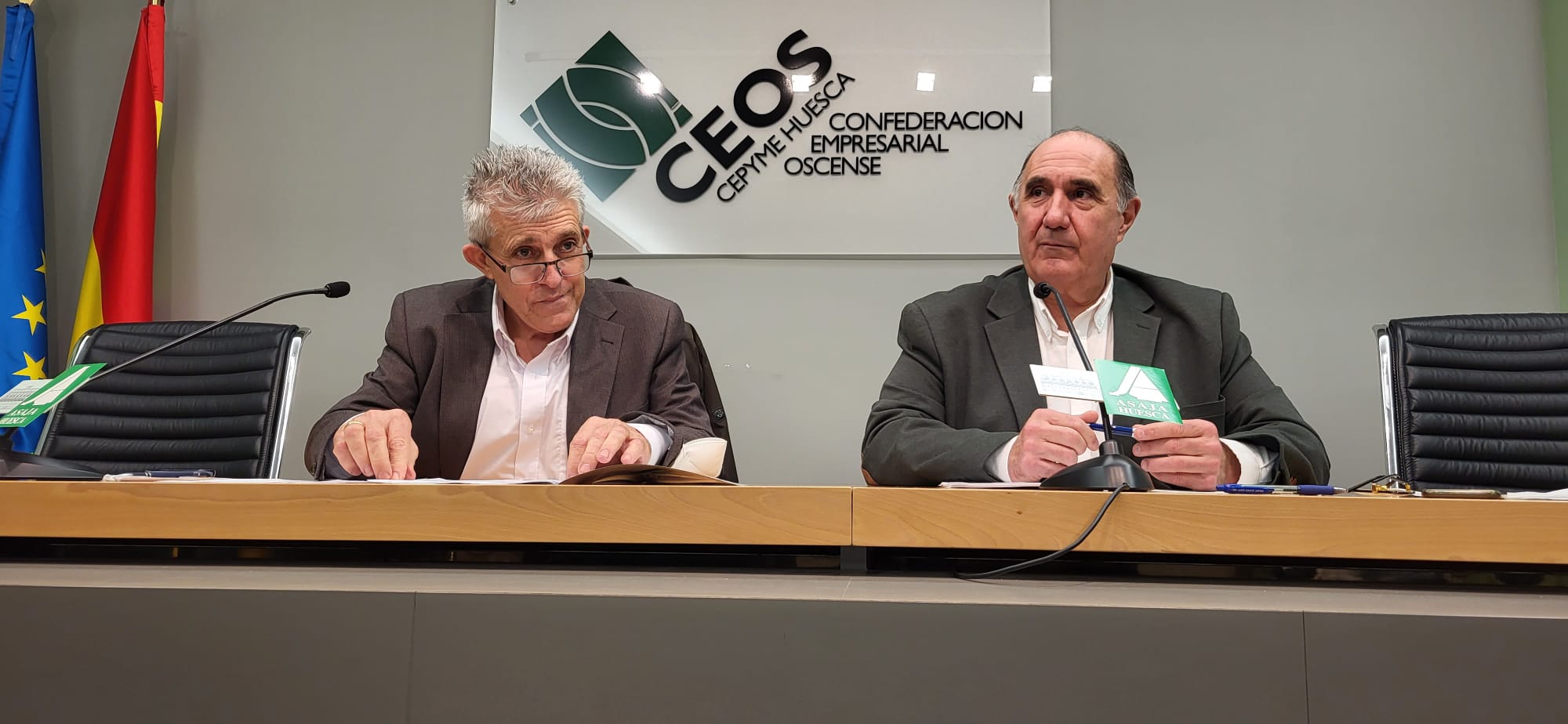 Ángel Samper y Fernando Luna, de Asaja.