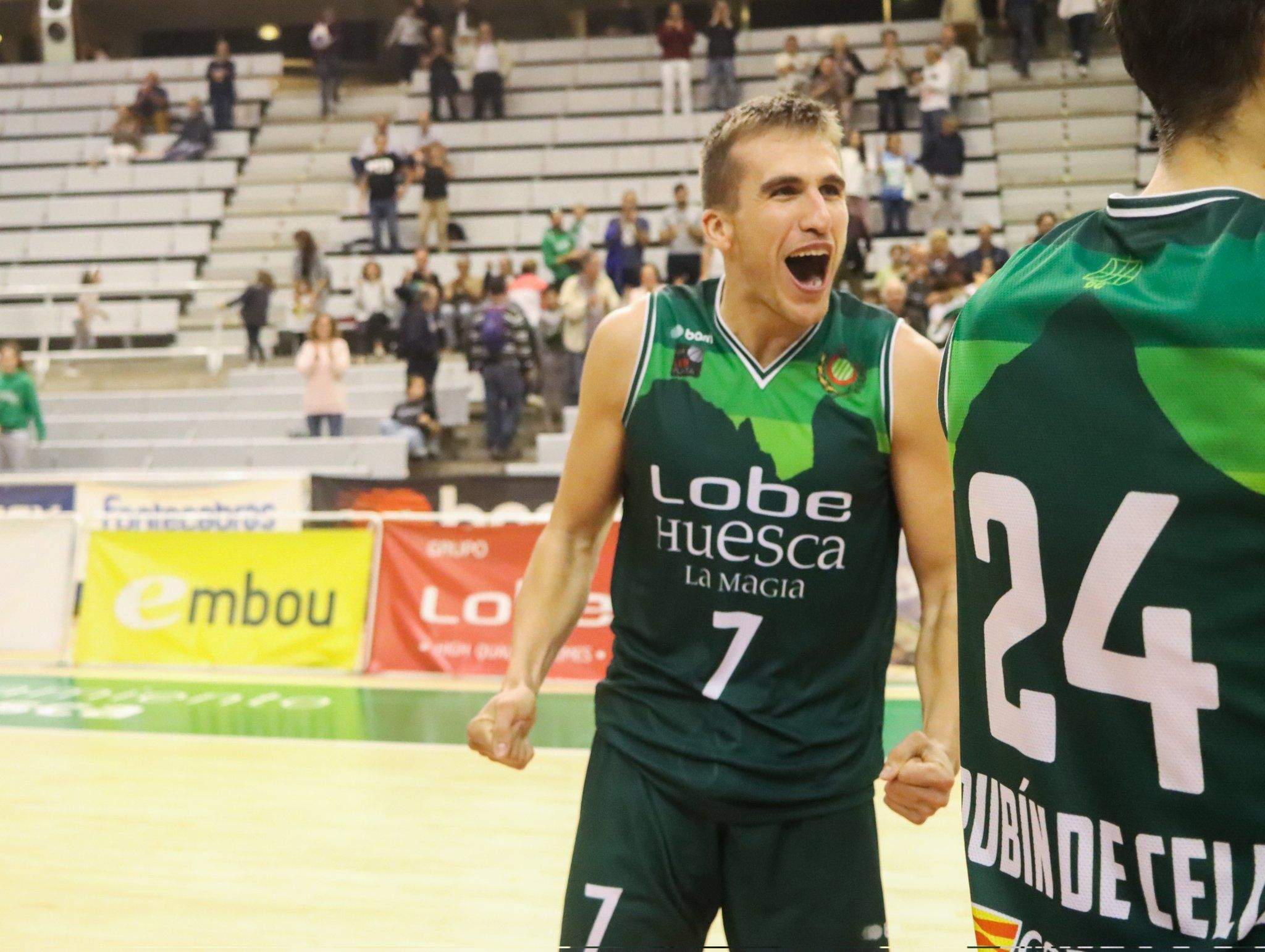 Jorge Lafuente, jugador y capitán del Lobe Huesca La Magia.