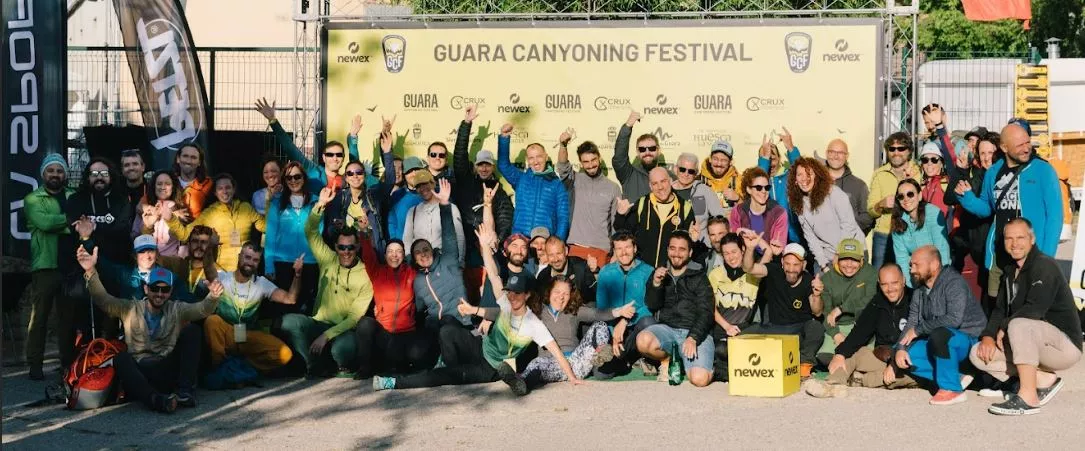 Todo un éxito el Guara Canyoning Festival.