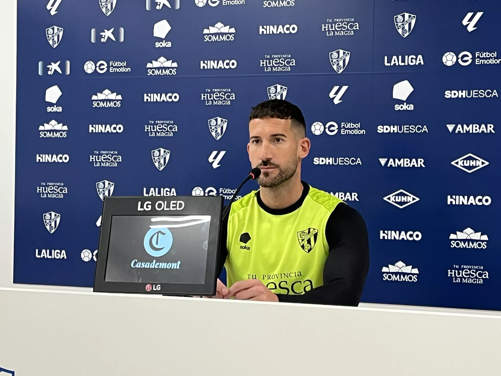 Sielva: "Sabía que Huesca iba a ser un sitio importante para mí"