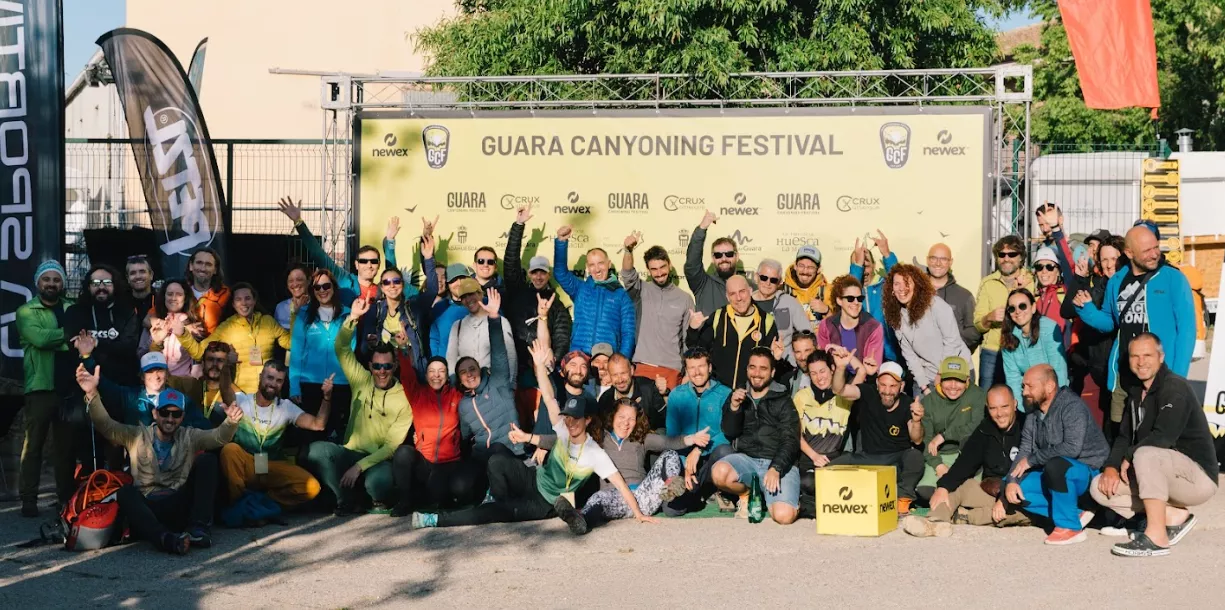 Éxito total de la tercera edición del Guara Canyoning Festival