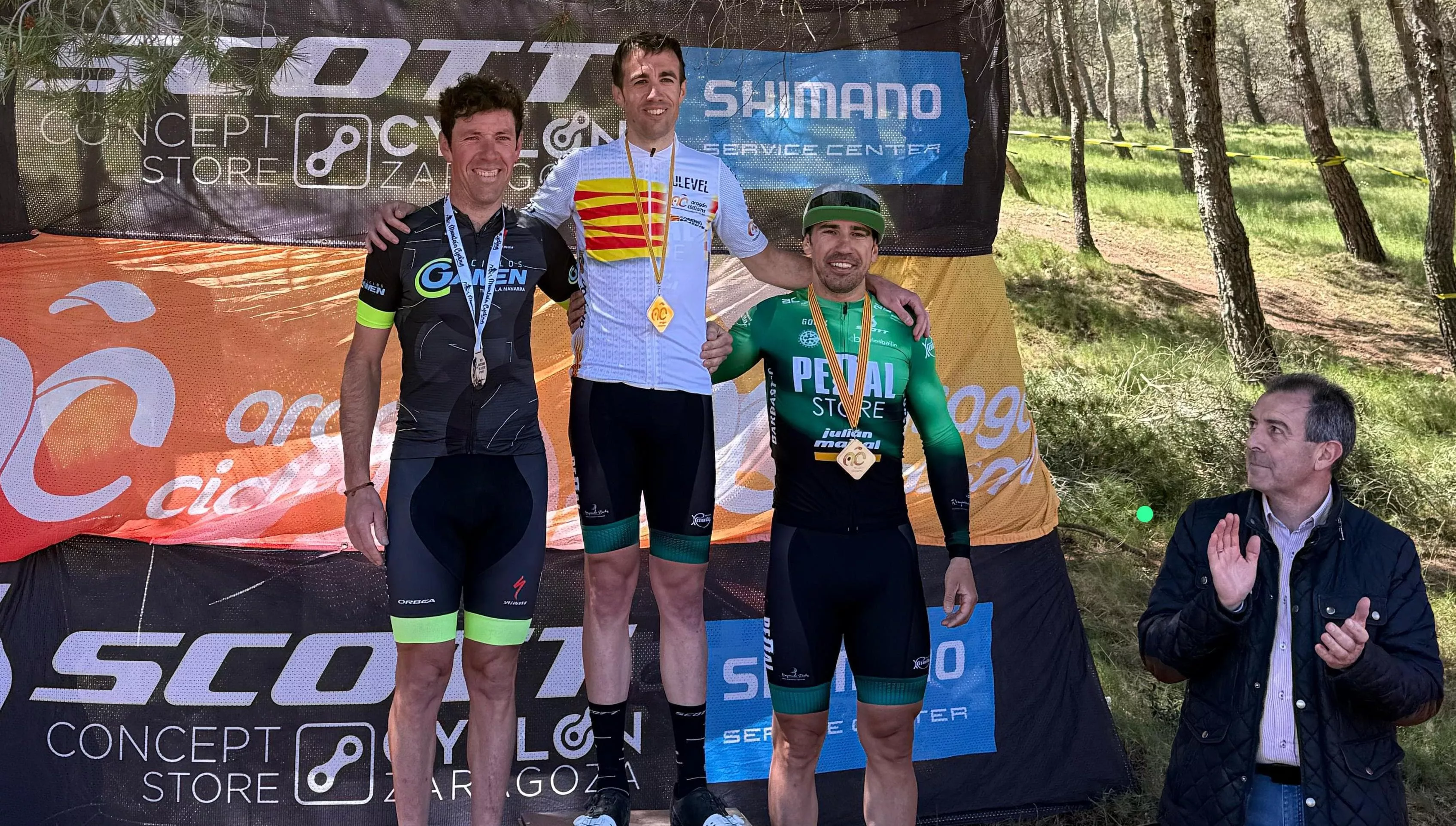 Andrés Sisó, campeón en Belchite.