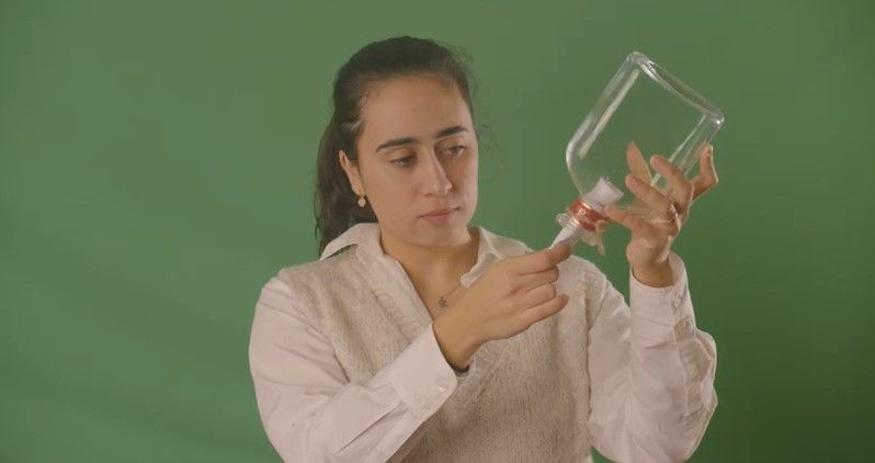 Imágenes del vídeo grabado por la AECC del Bajo Cinca con la canción de Ana Torroja. Fotograma del vídeo