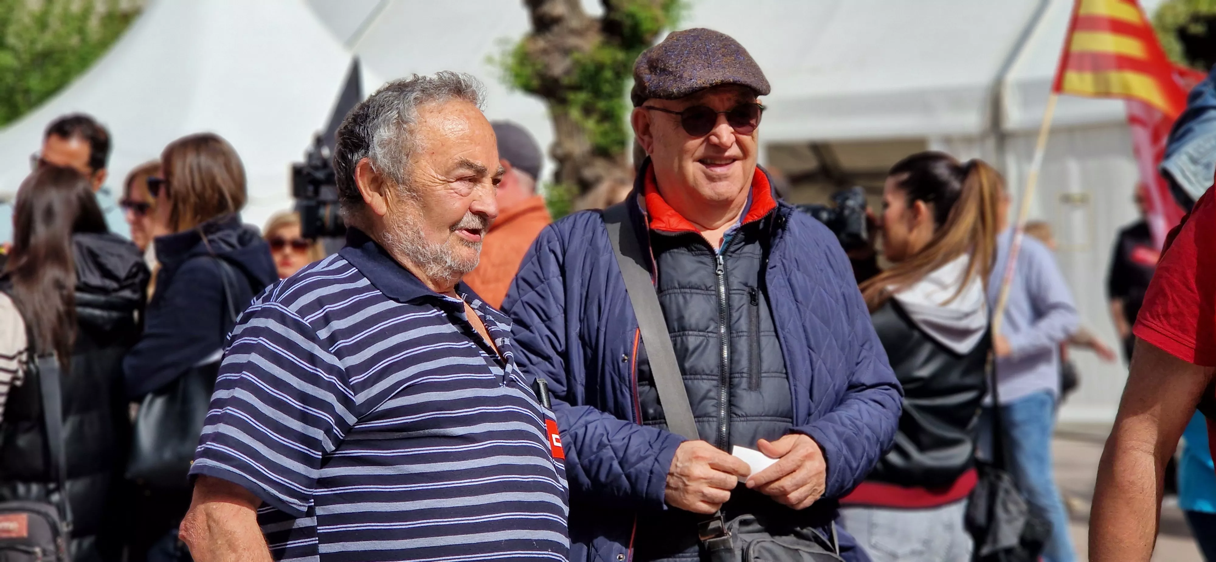 1º de Mayo: Imágenes del Día del Trabajo celebrado en Huesca por CCOO y UGT. Foto Myriam Martínez