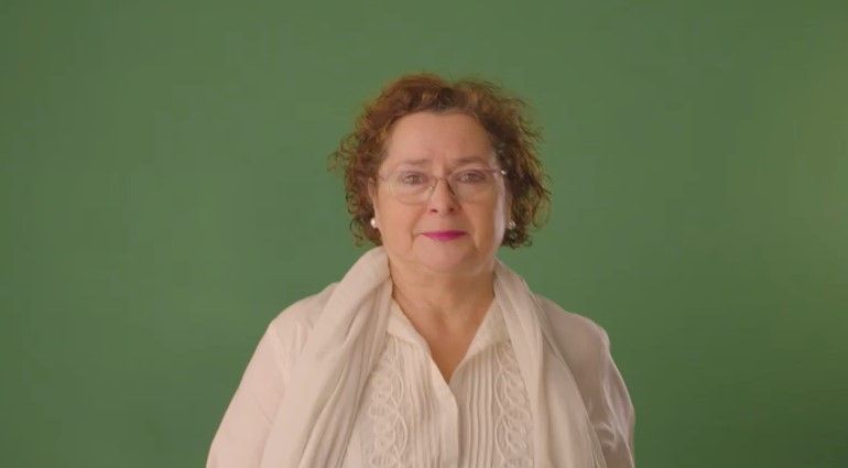 Imágenes del vídeo grabado por la AECC del Bajo Cinca con la canción de Ana Torroja. Fotograma del vídeo