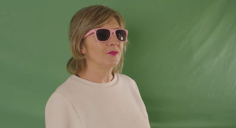 Imágenes del vídeo grabado por la AECC del Bajo Cinca con la canción de Ana Torroja. Fotograma del vídeo