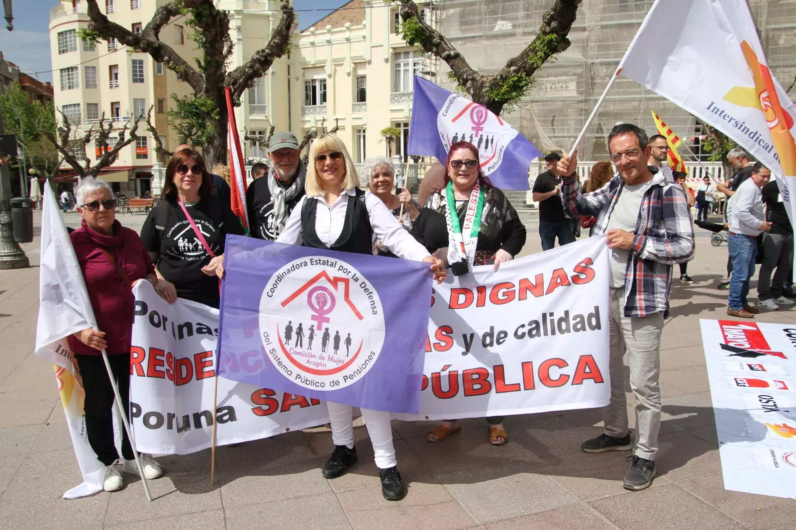 1º de Mayo: Imágenes de la manifestación de CGT, CNT, IA y OSTA por el Día del Trabajo. Foto Carlos Neofato