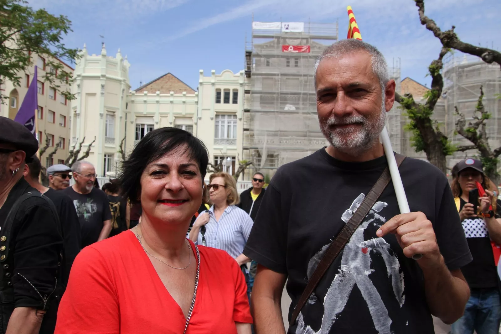 1º de Mayo: Imágenes de la manifestación de CGT, CNT, IA y OSTA por el Día del Trabajo. Foto Carlos Neofato