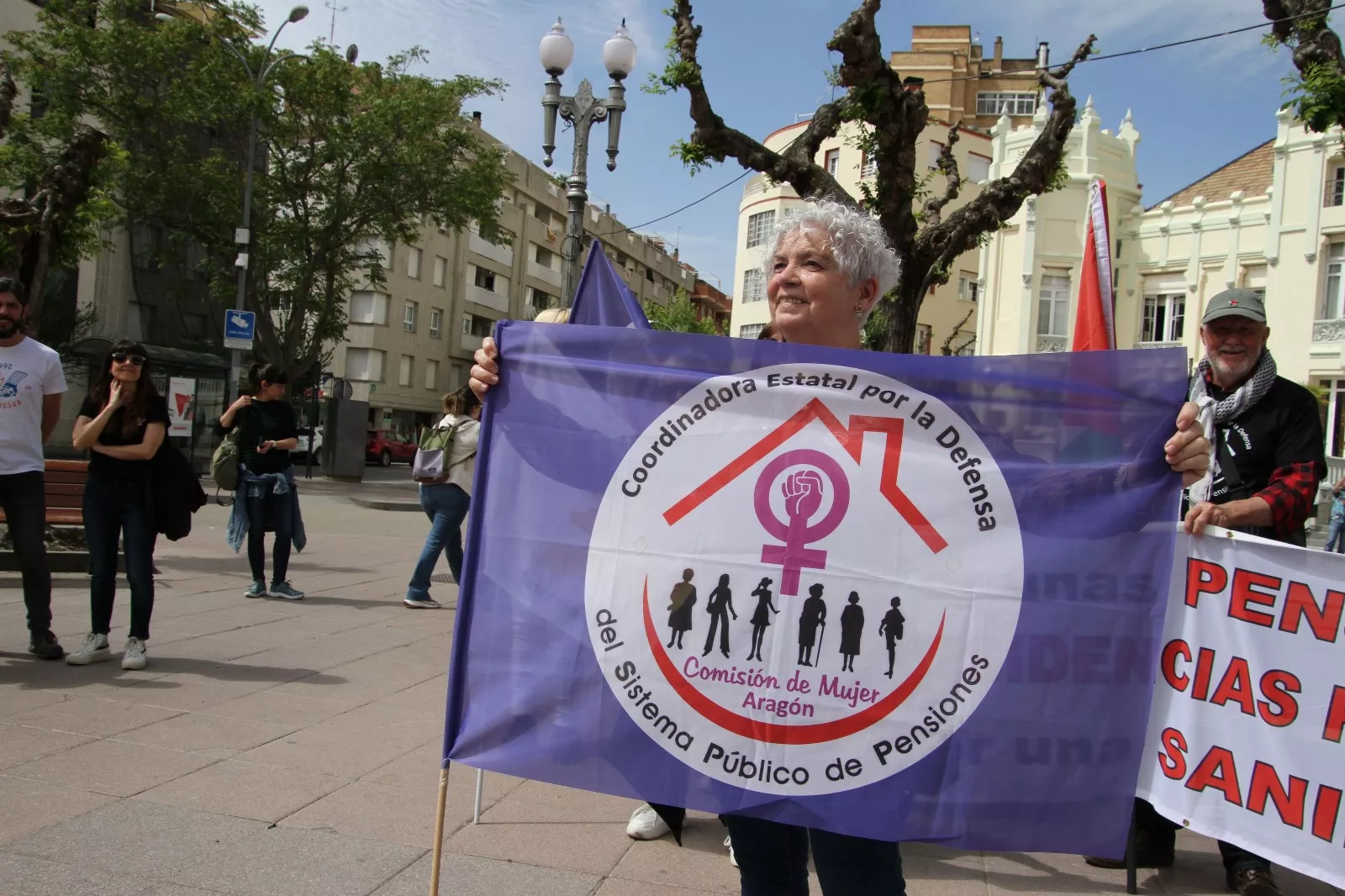 1º de Mayo: Imágenes de la manifestación de CGT, CNT, IA y OSTA por el Día del Trabajo. Foto Carlos Neofato