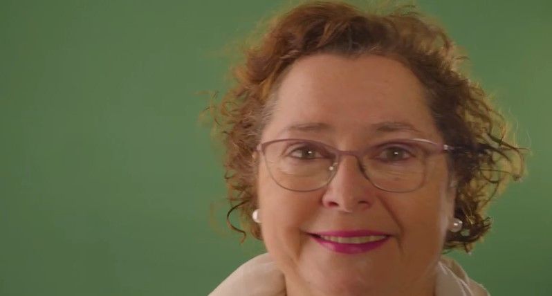 Imágenes del vídeo grabado por la AECC del Bajo Cinca con la canción de Ana Torroja. Fotograma del vídeo