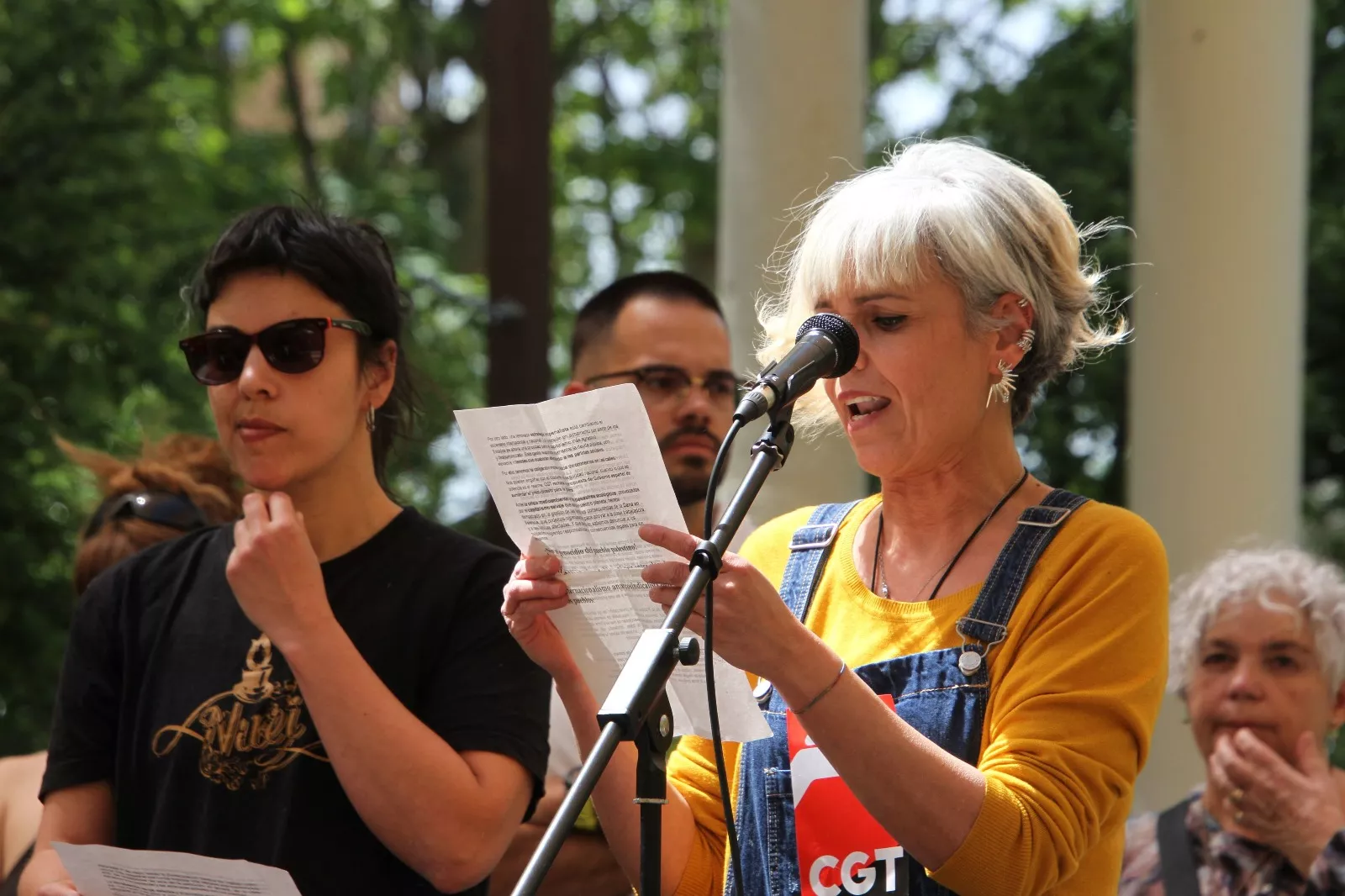1º de Mayo: Imágenes de la manifestación de CGT, CNT, IA y OSTA por el Día del Trabajo. Foto Carlos Neofato