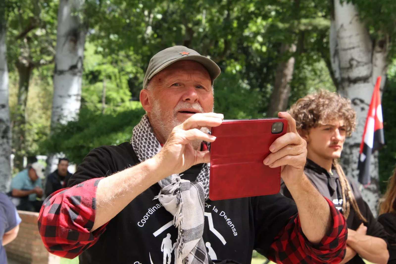 1º de Mayo: Imágenes de la manifestación de CGT, CNT, IA y OSTA por el Día del Trabajo. Foto Carlos Neofato