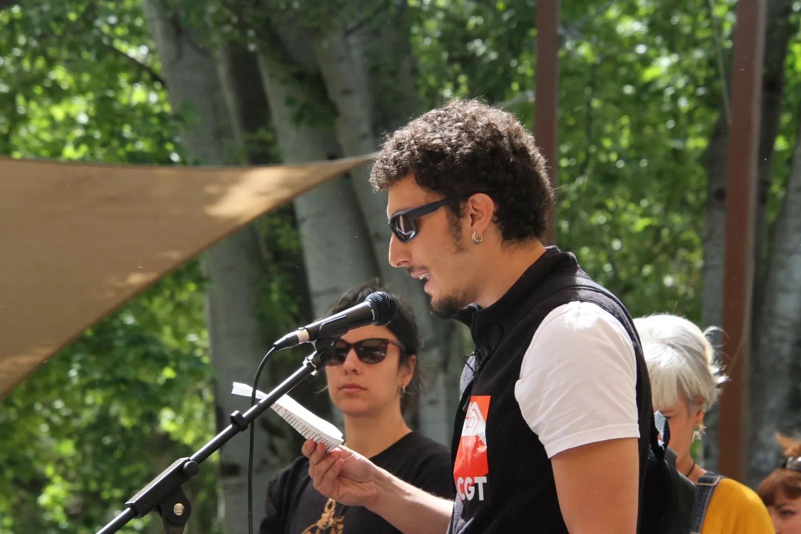 1º de Mayo: Imágenes de la manifestación de CGT, CNT, IA y OSTA por el Día del Trabajo. Foto Carlos Neofato