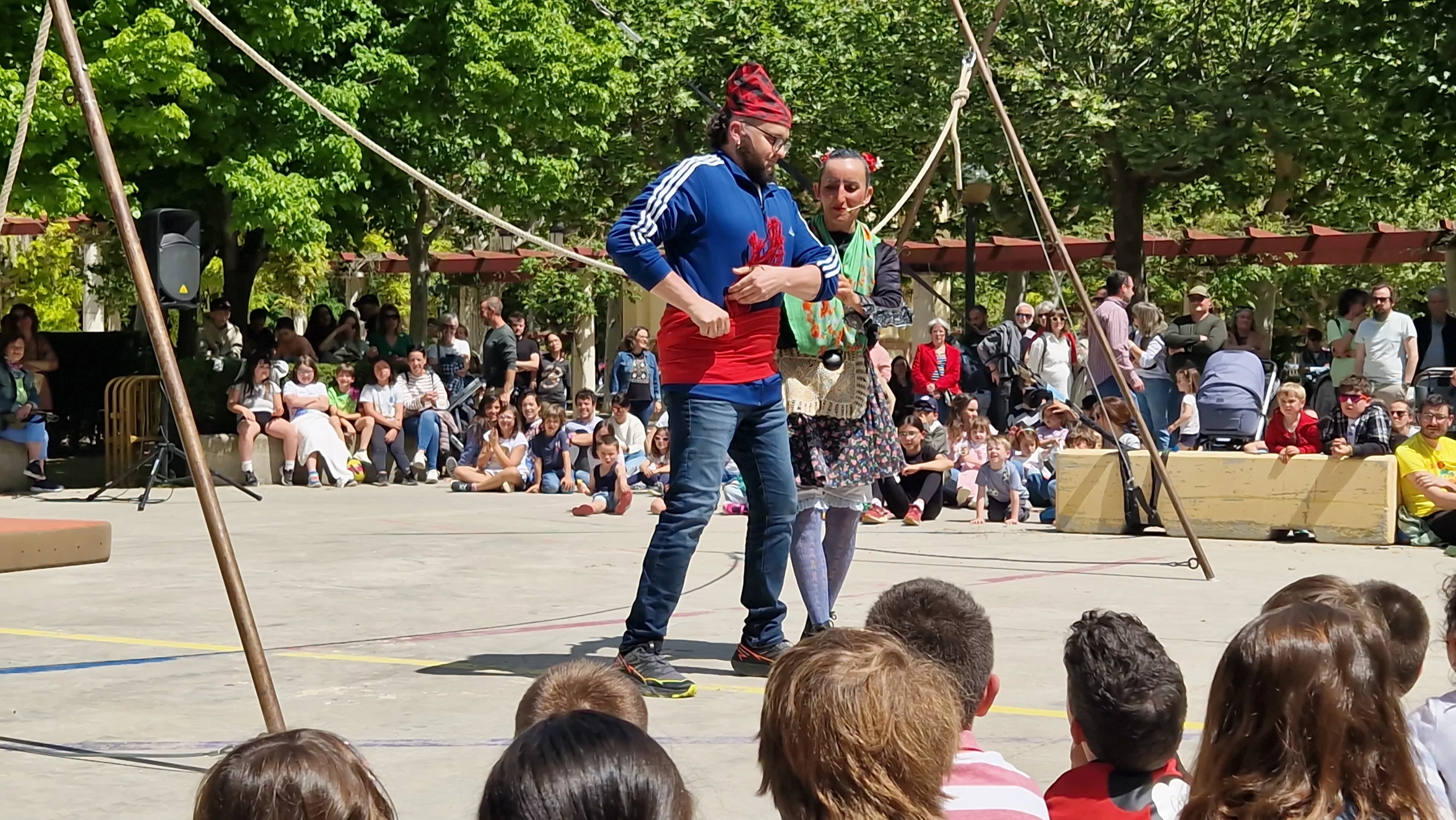 "Circo Jotero" de la compañía Monopájaro Verde. Foto Myriam Martínez