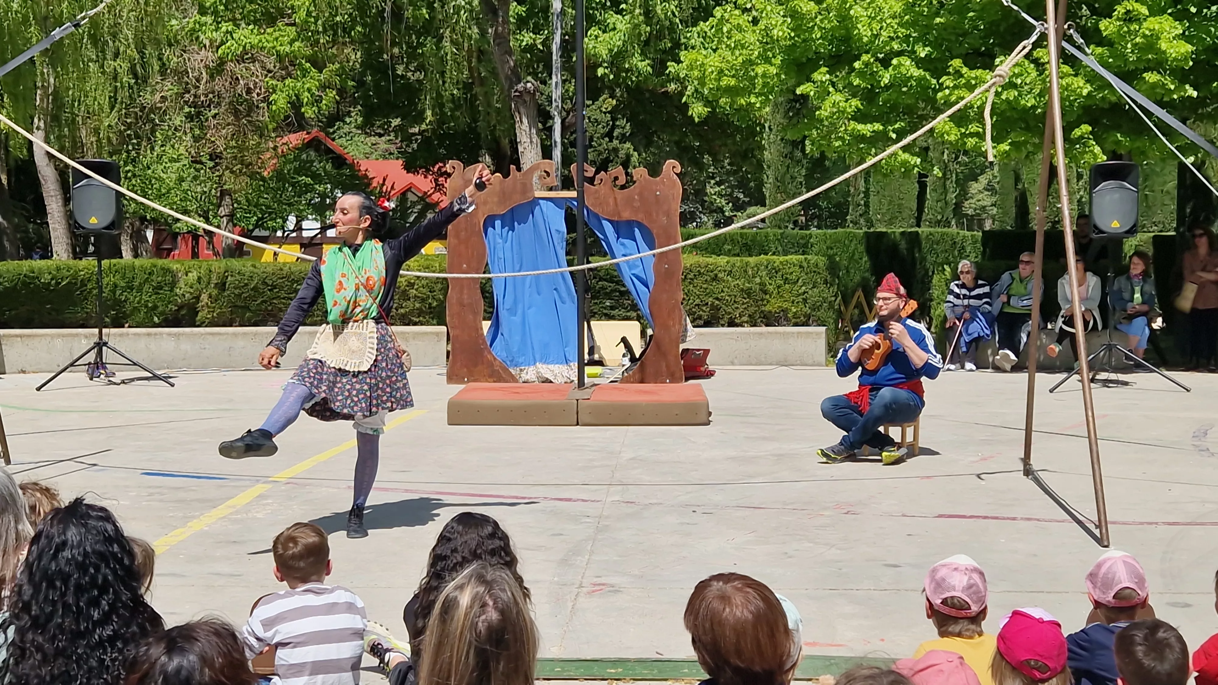"Circo Jotero" de la compañía Monopájaro Verde. Foto Myriam Martínez