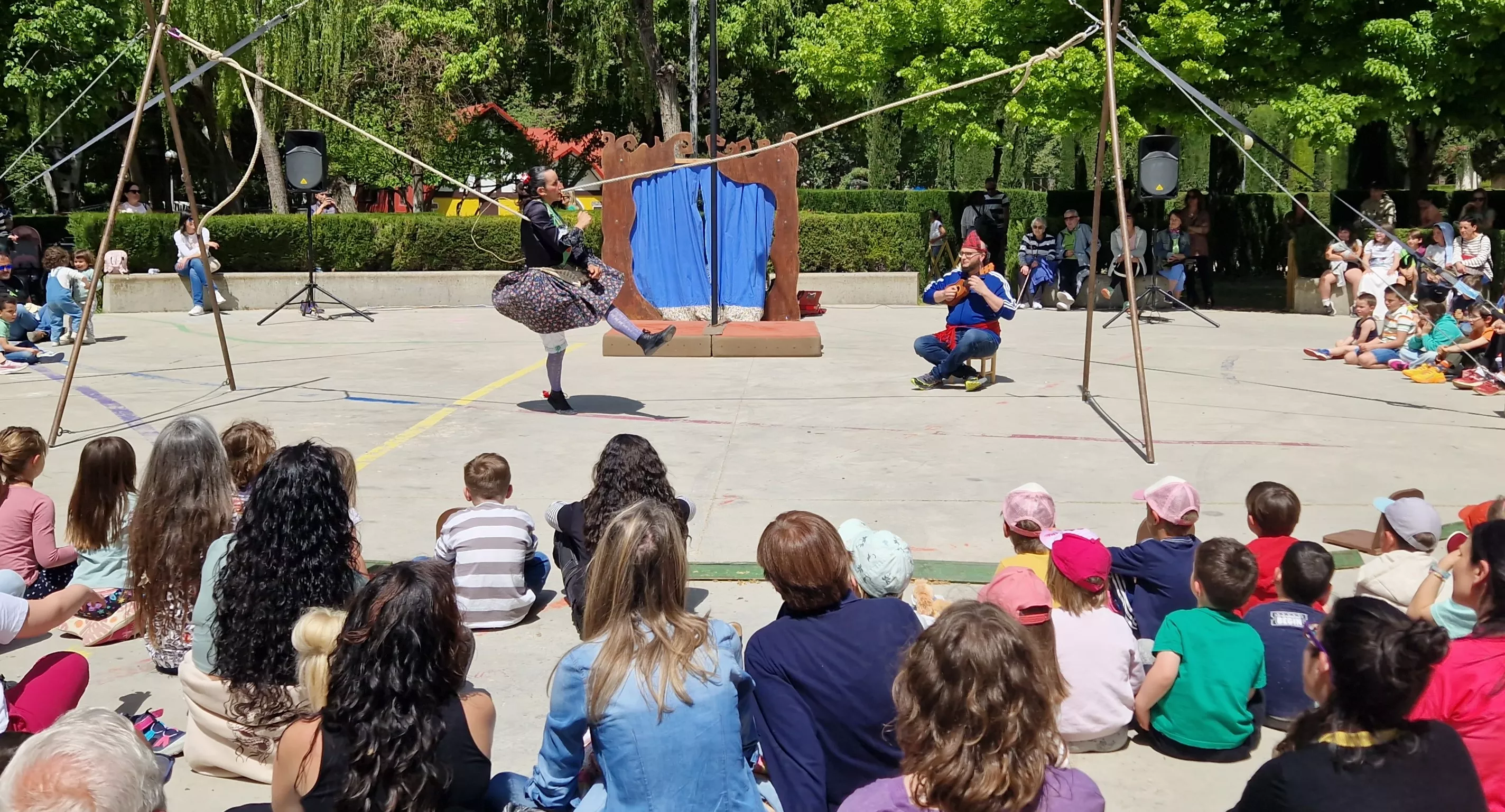 "Circo Jotero" de la compañía Monopájaro Verde. Foto Myriam Martínez