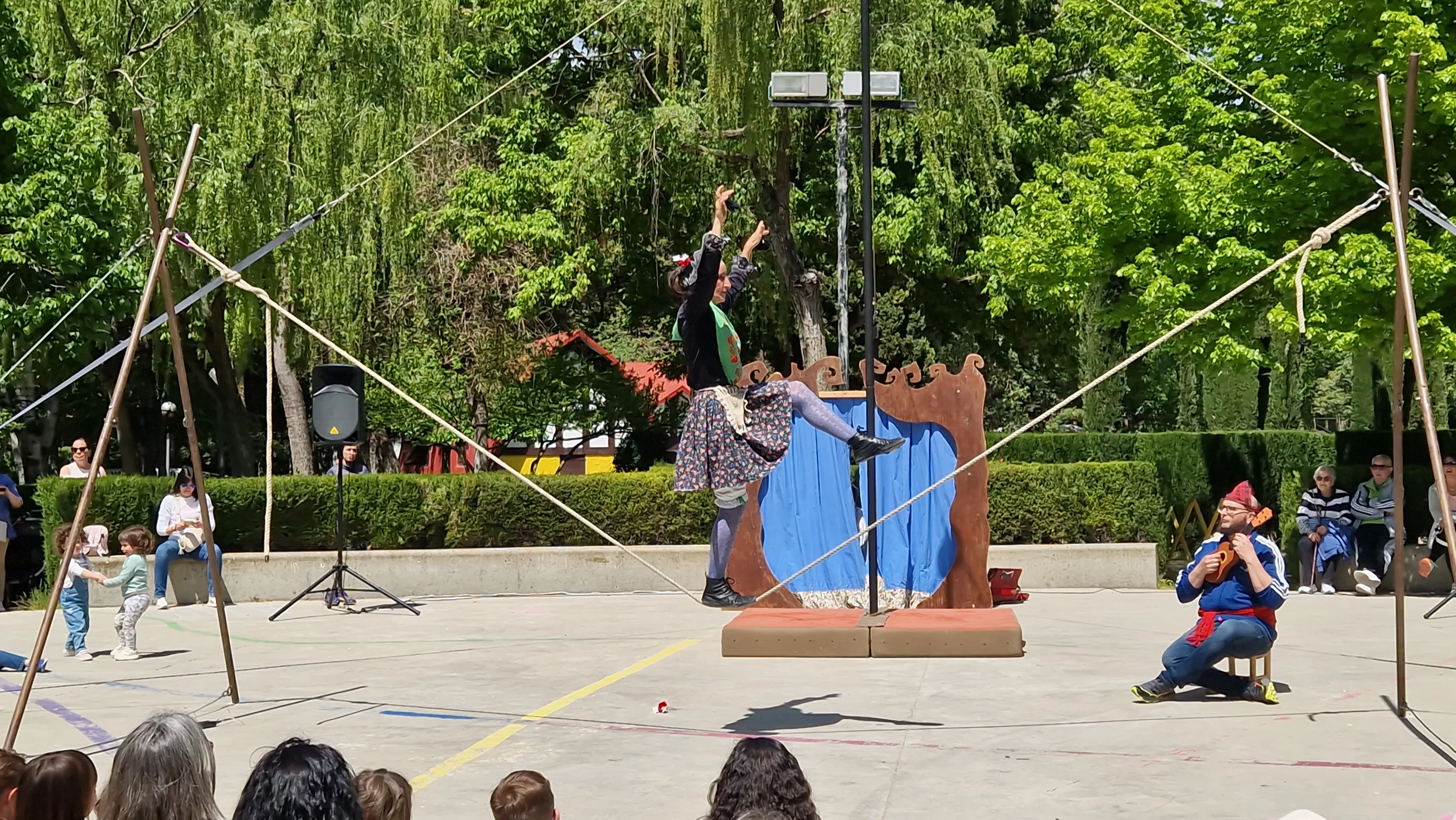 "Circo Jotero" de la compañía Monopájaro Verde. Foto Myriam Martínez