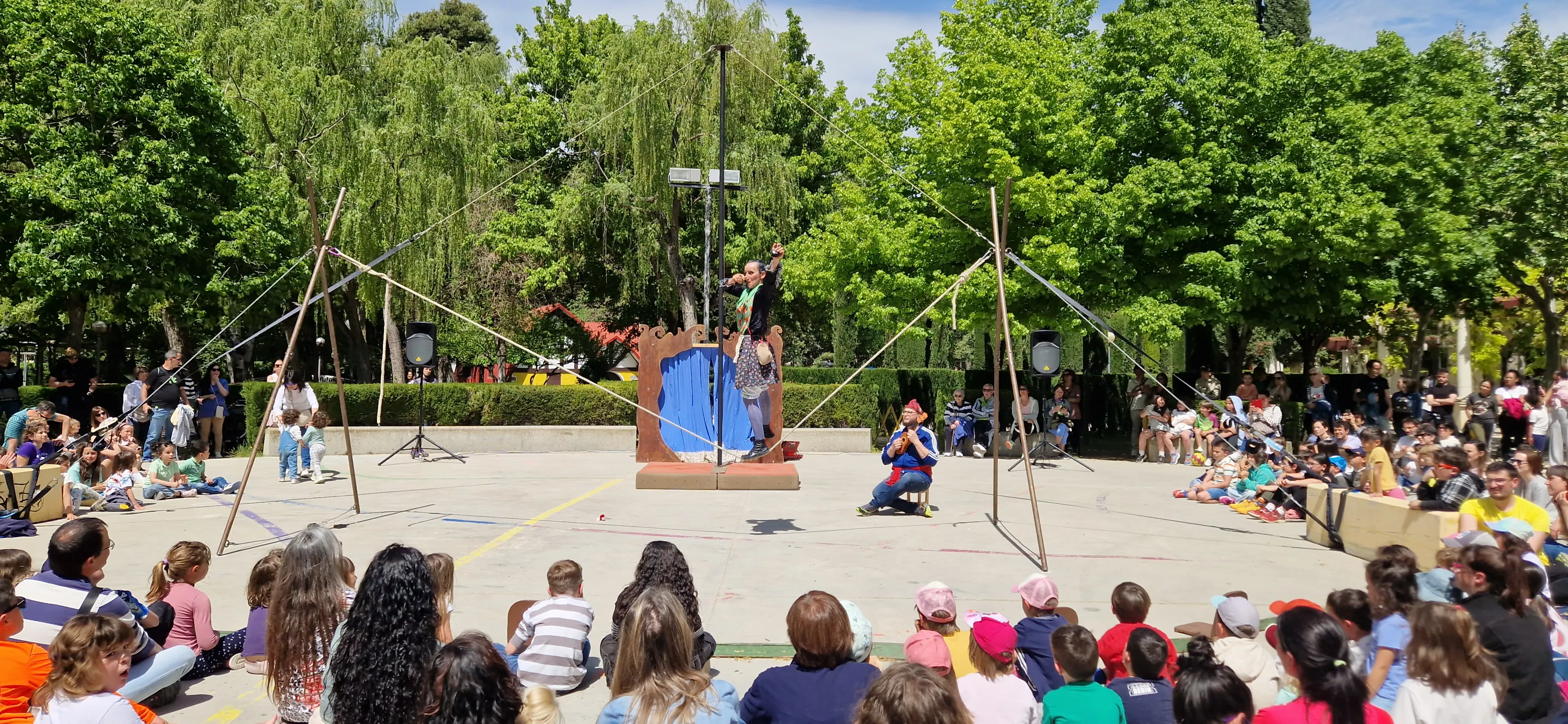 "Circo Jotero" de la compañía Monopájaro Verde. Foto Myriam Martínez