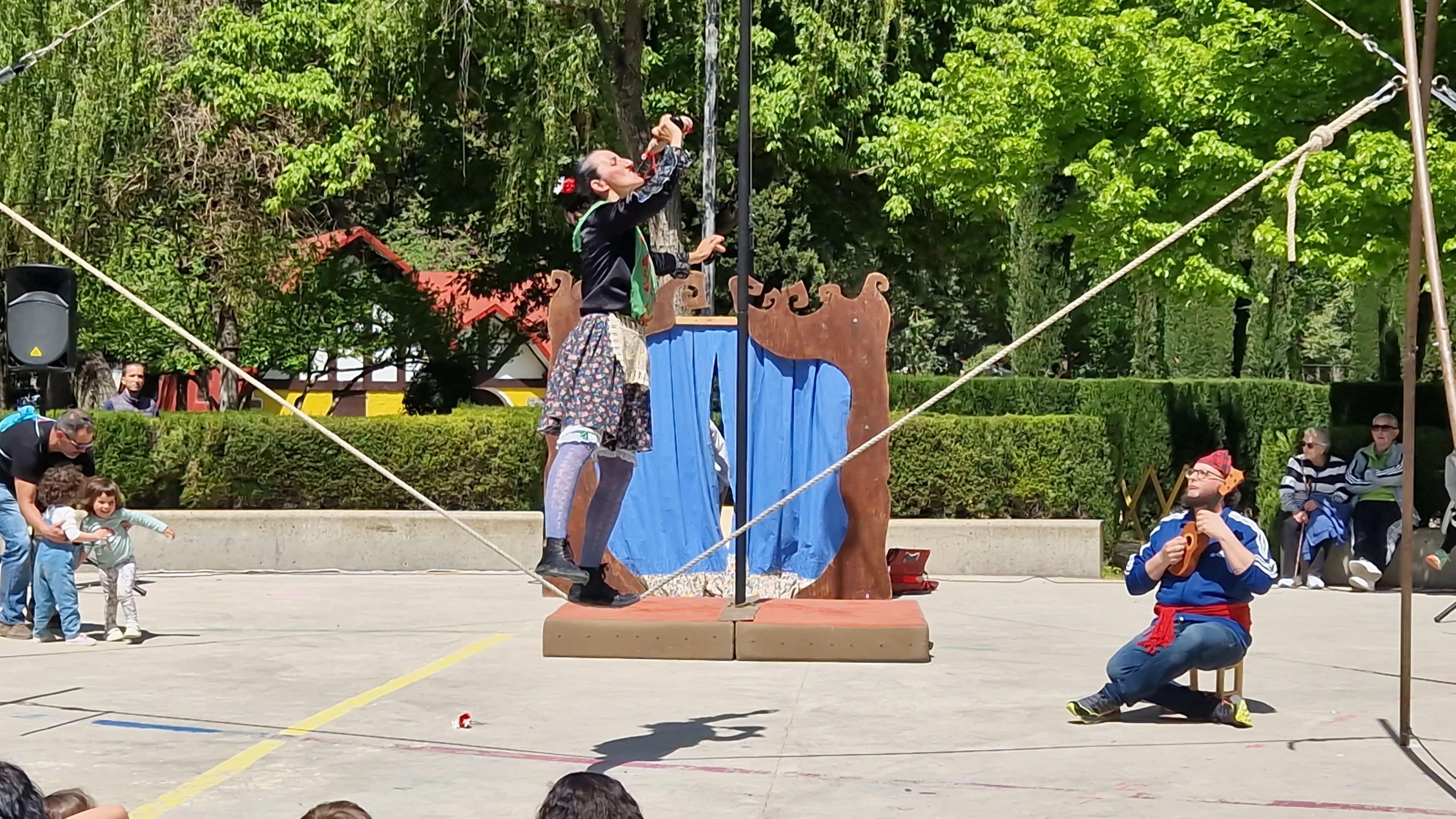 "Circo Jotero" de la compañía Monopájaro Verde. Foto Myriam Martínez