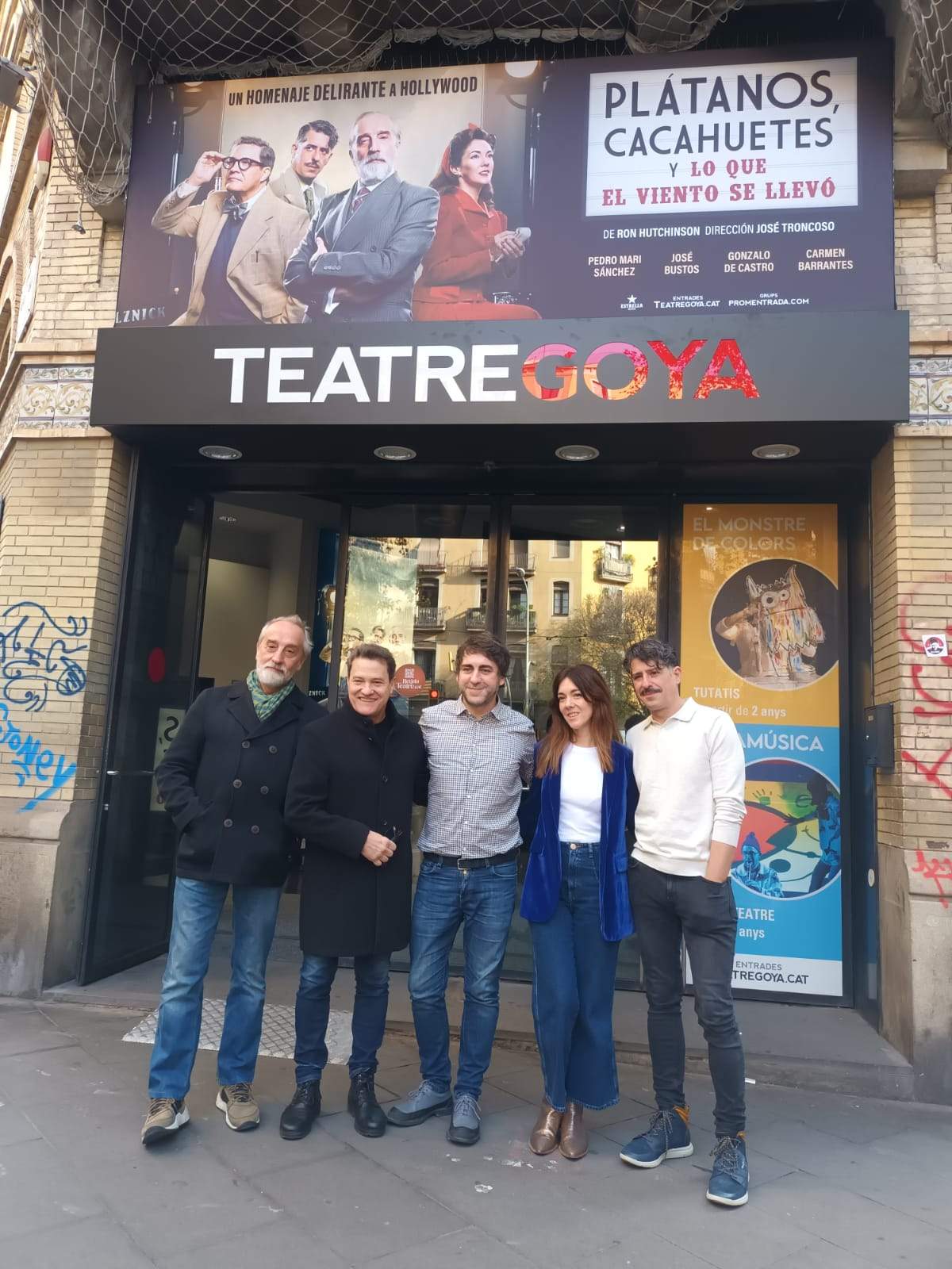 Carmen Barrantes se sube al escenario con Gonzalo de Castro y Pedro