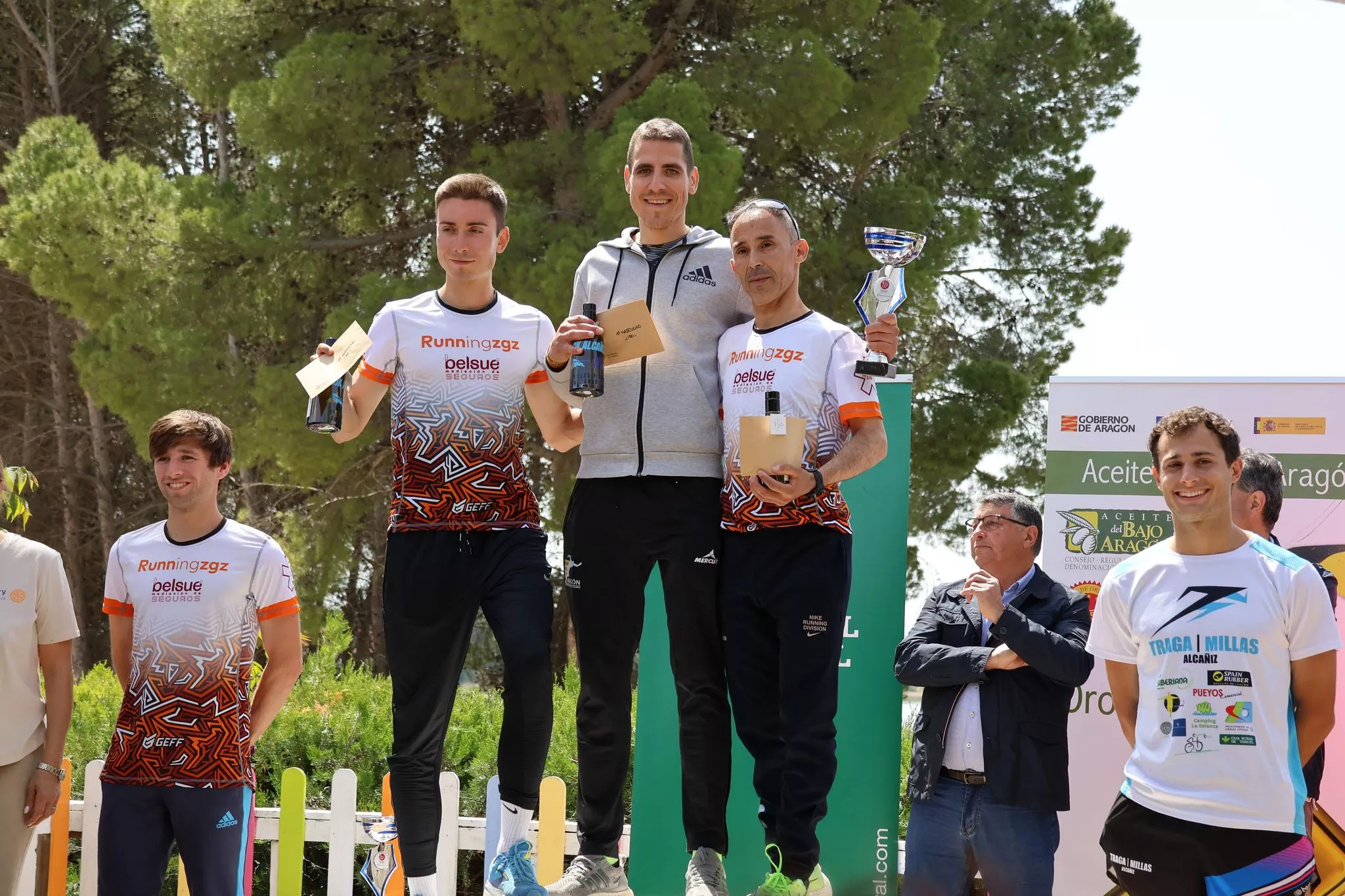 Jaime Escriche, en lo más alto del podio.