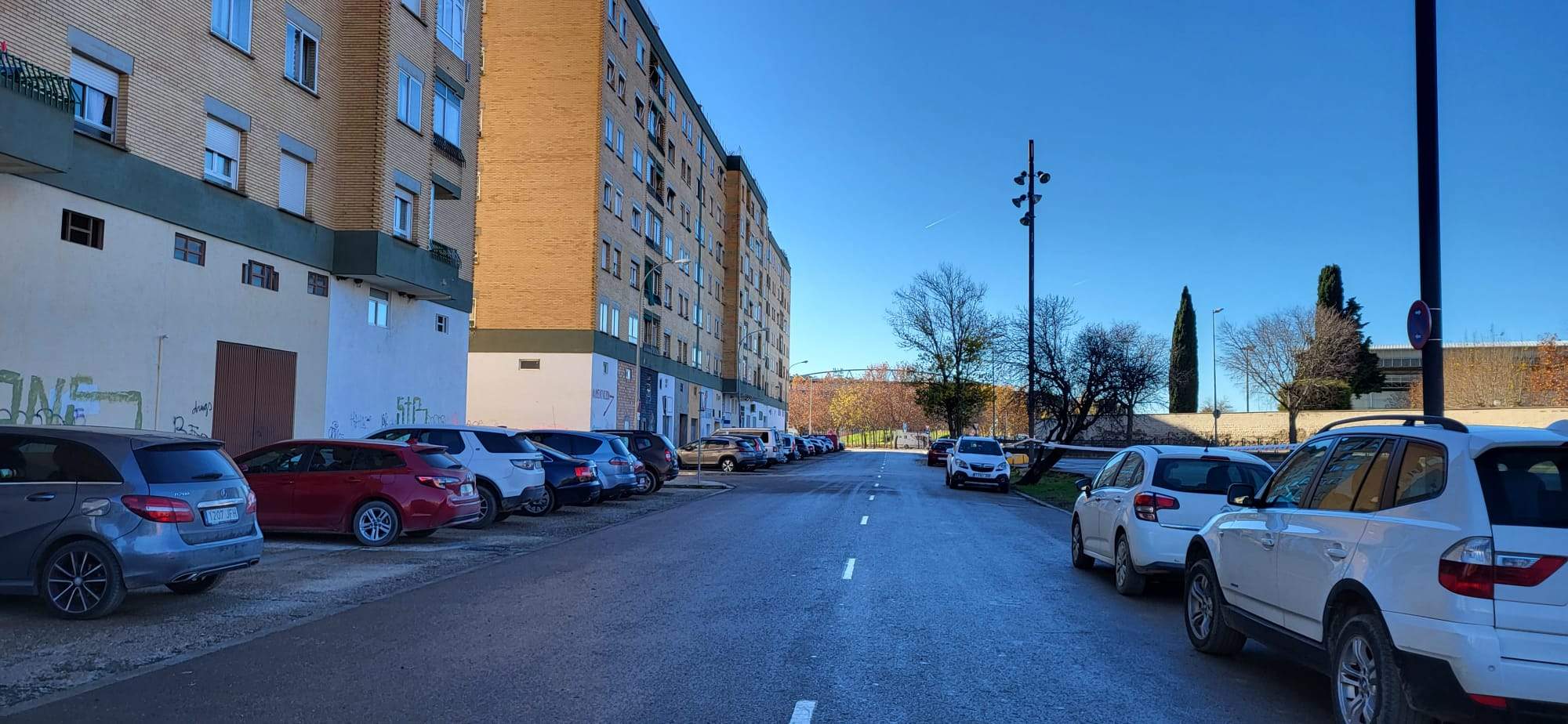 Calle General Lasheras, una de las calles donde se realizarán obras de asfaltado.