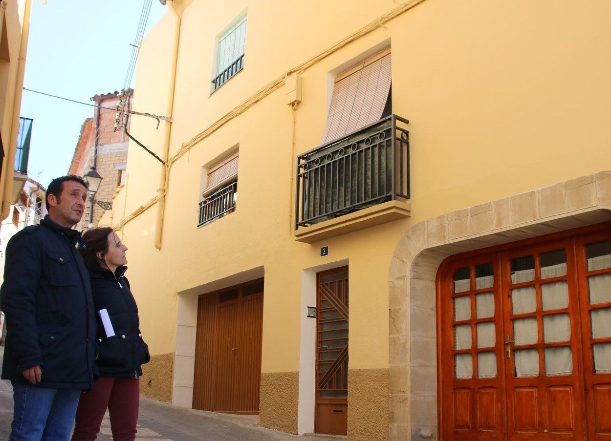 Vivienda reformada a través del ARRU en el casco antiguo de Monzón