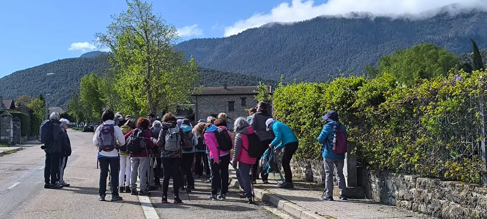 Excursión organizada por Unizar a Barós y Ullué. Foto Joaquín Santafé