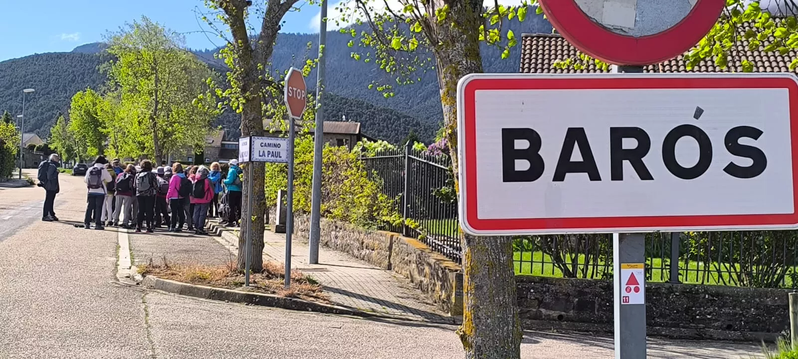Excursión organizada por Unizar a Barós y Ullué. Foto Joaquín Santafé