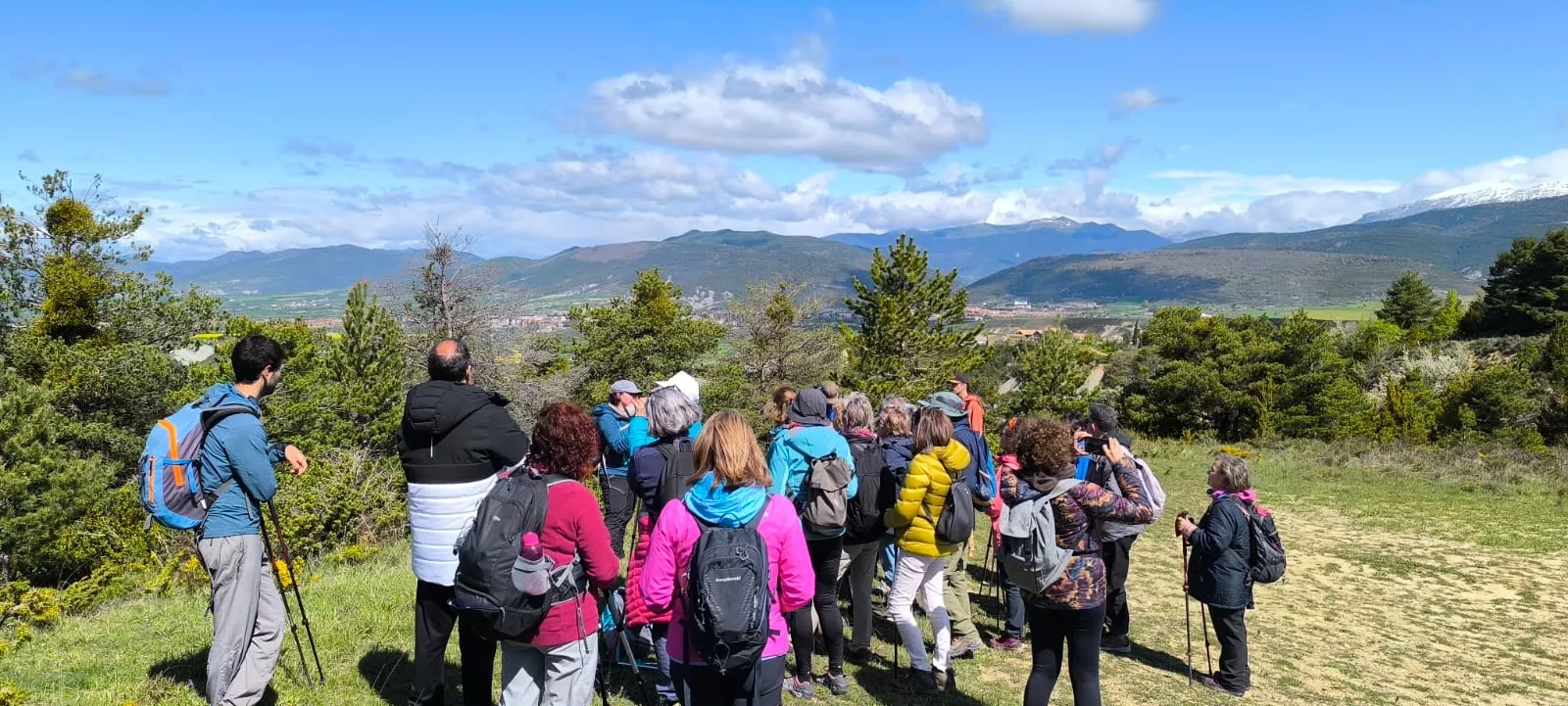 Excursión organizada por Unizar a Barós y Ullué. Foto Joaquín Santafé