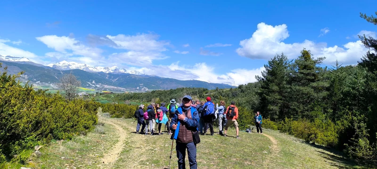 Excursión organizada por Unizar a Barós y Ullué. Foto Joaquín Santafé