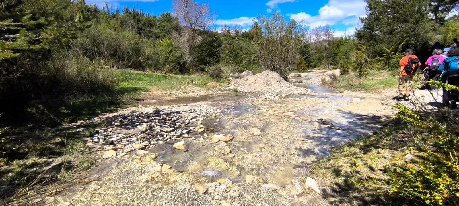 Excursión organizada por Unizar a Barós y Ullué. Foto Joaquín Santafé
