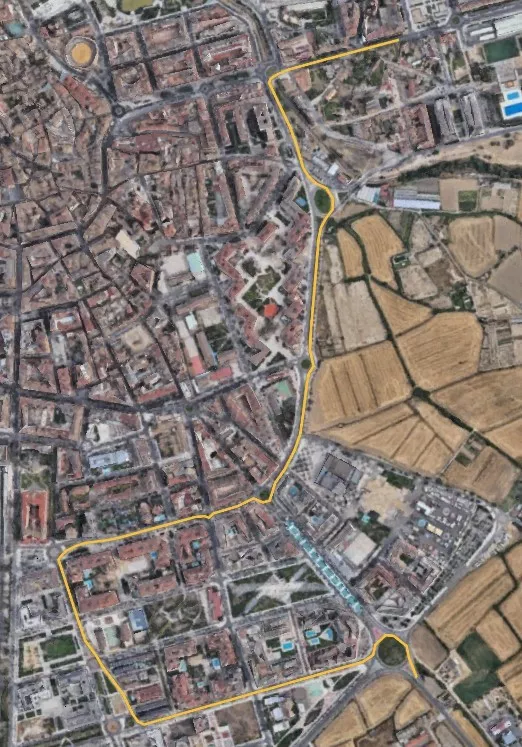 Plano de la Vuelta Ciclista Femenina a España